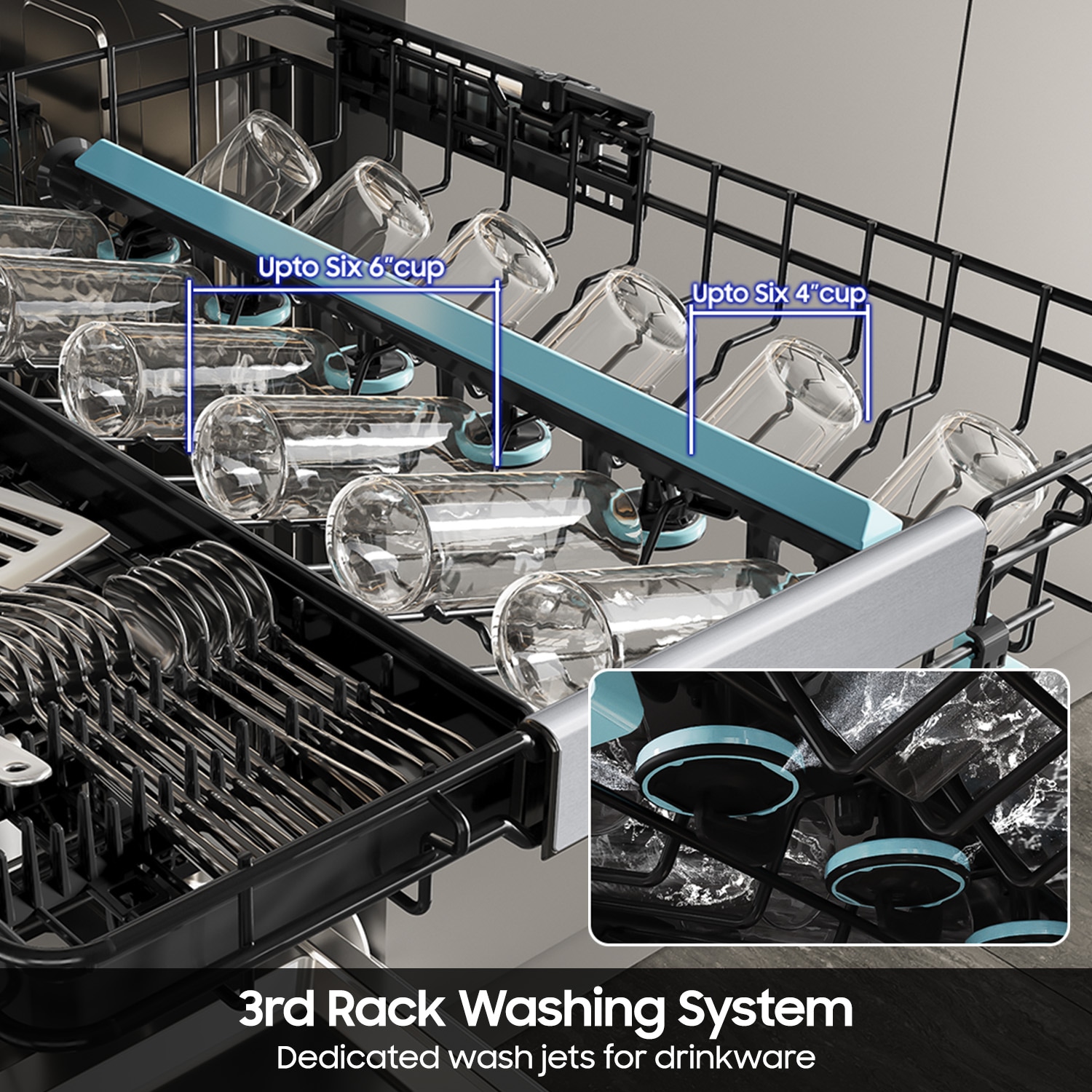 Samsung DW90F89P0USR Builtin-Dish - View #10