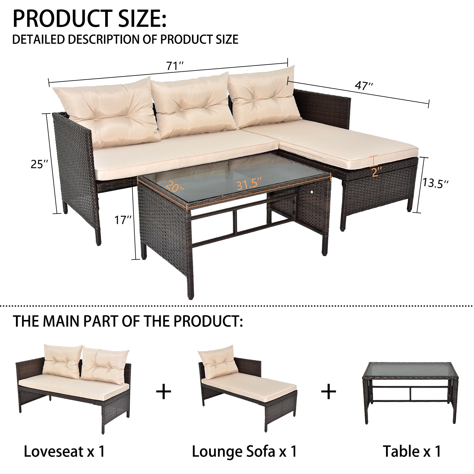 Winado LO1G56000722 Patio-Sofas-Daybeds - View #3