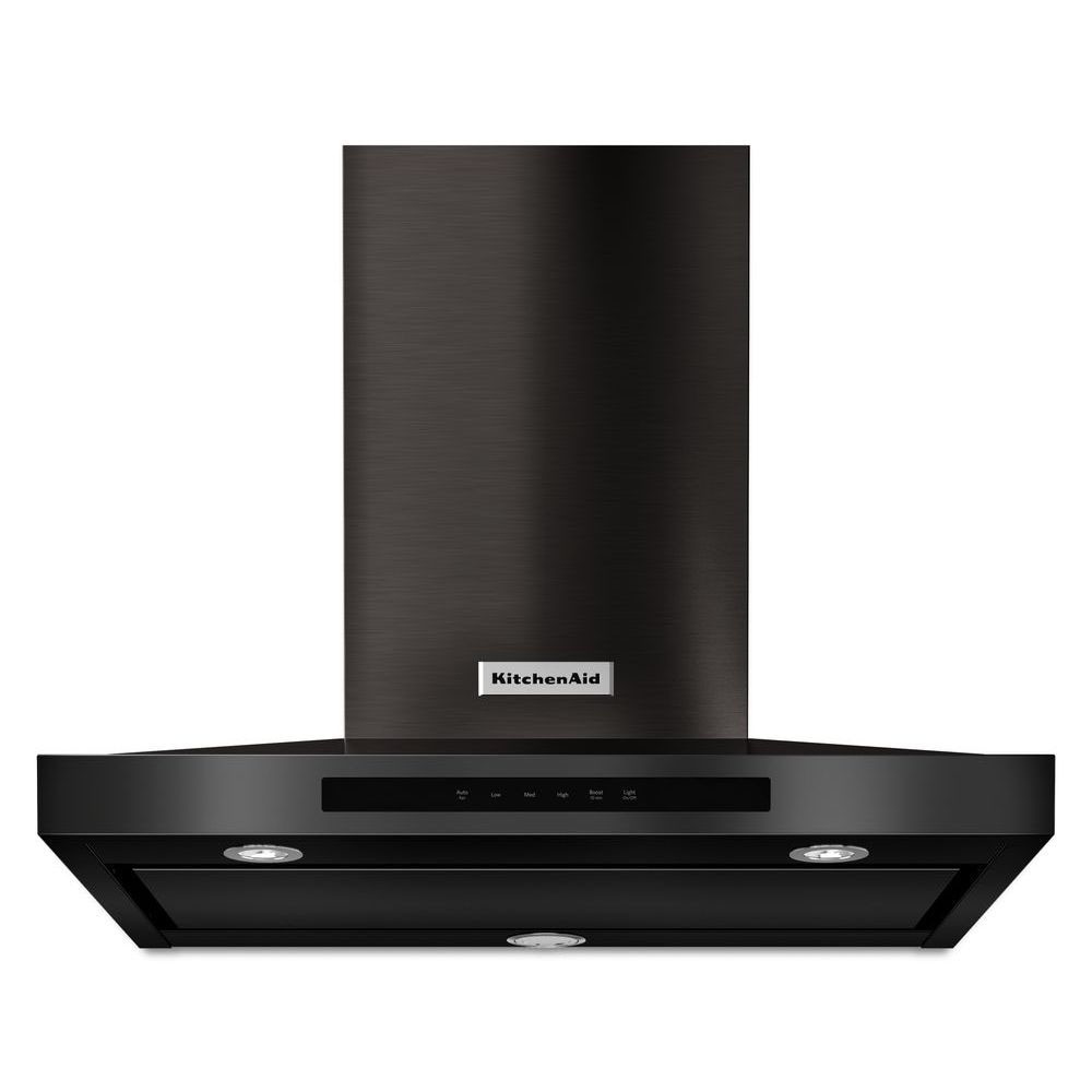 KitchenAid 30-in 400-CFM Convertible Stainless Steel Wall-Mounted Range  Hood with Charcoal Filter