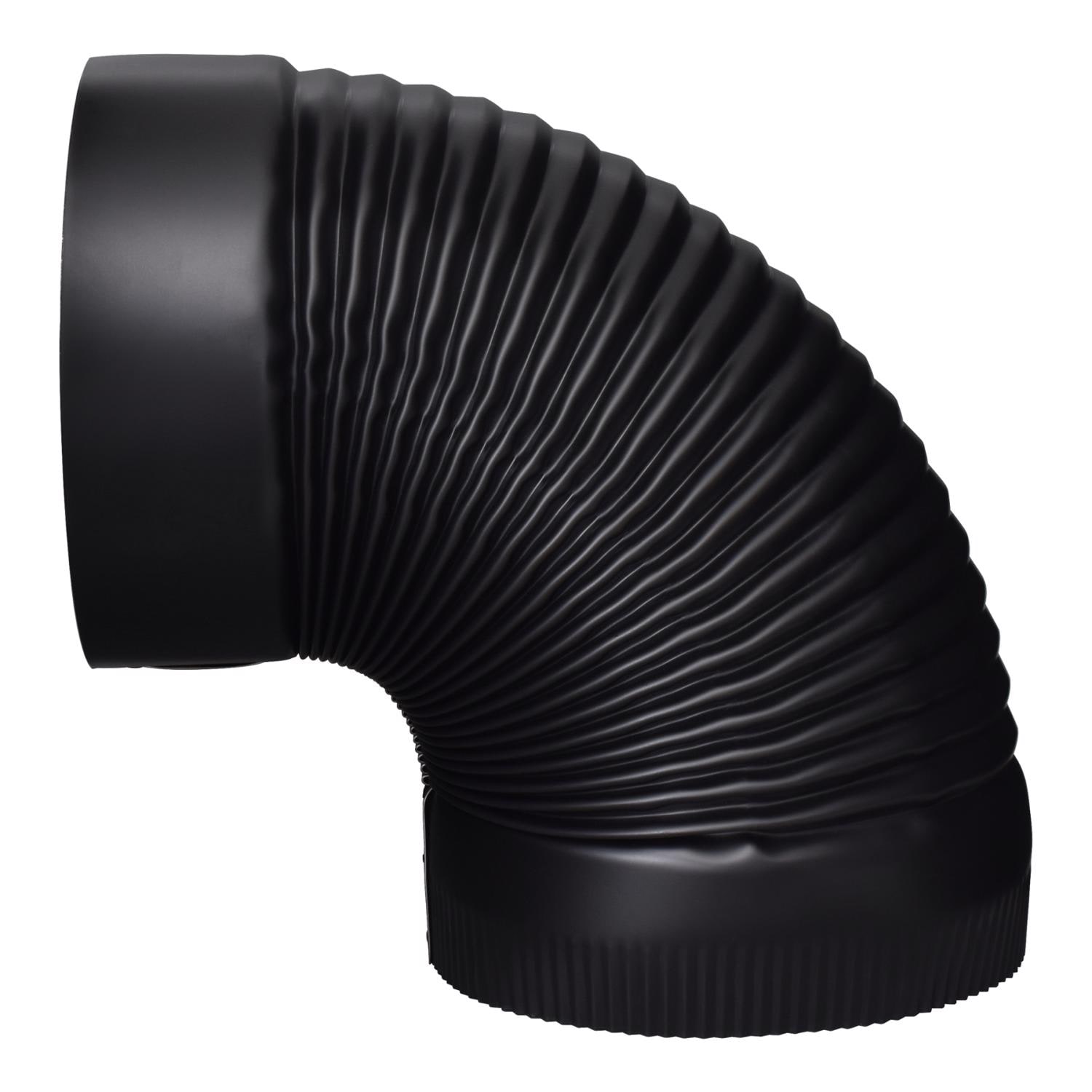 IMPERIAL -  8 in. D X 8 in. D 90 deg Galvanized Steel Stove Pipe Elbow