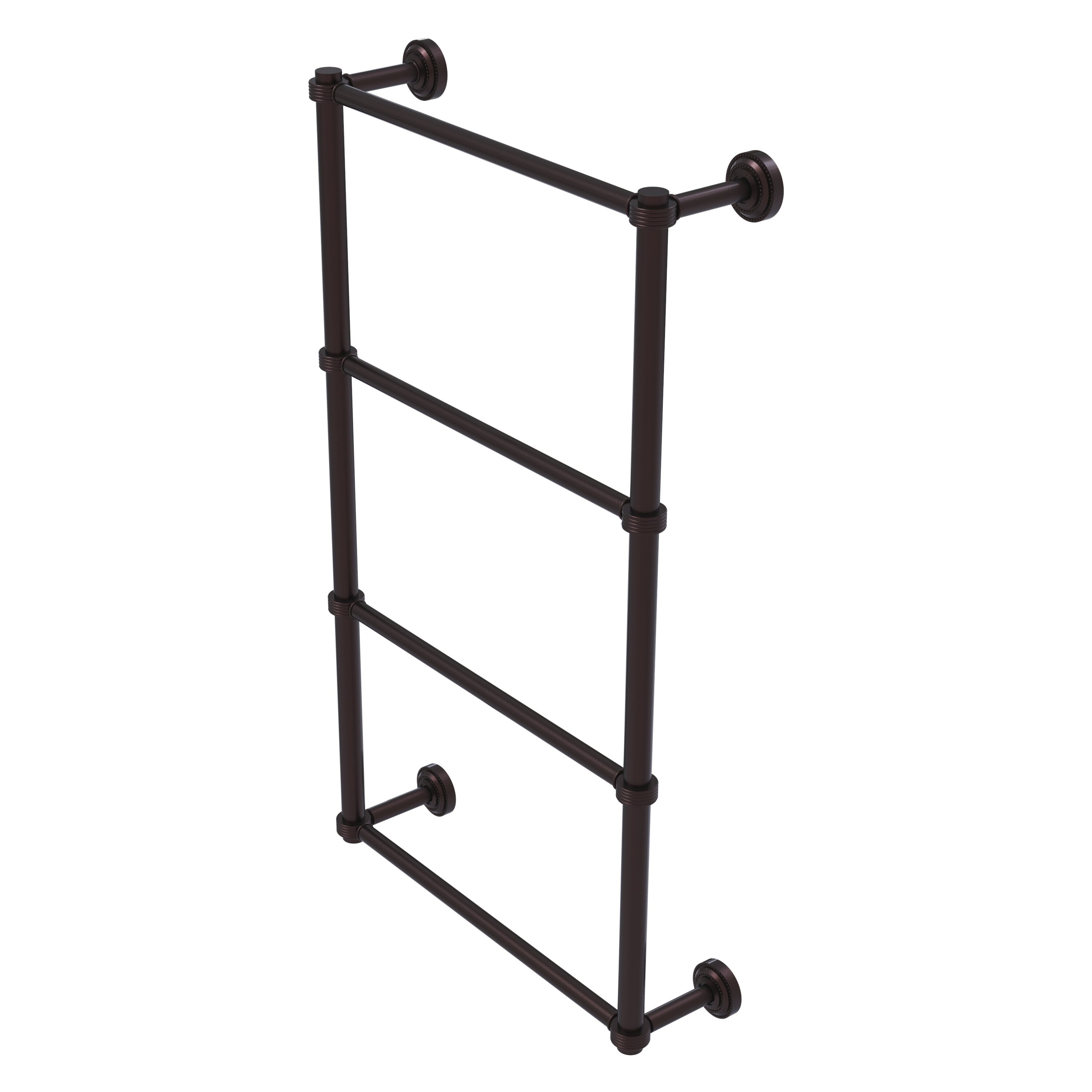 Allied Brass DT-28G-36-ABZ Dottingham 36-in double Antique Bronze Wall mount 4-tier Towel Bar