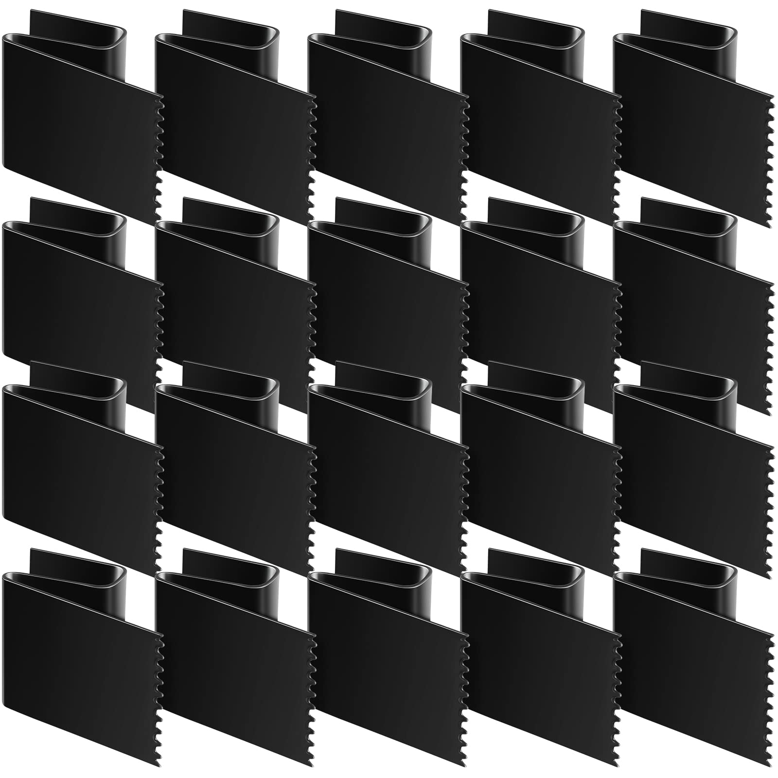 Aoibox 20 Piece Carbon Steel Hurricane Window Clips for 1 2 in Plywood 5 99 x 3 00 x 3 00 in #LABCP9HB