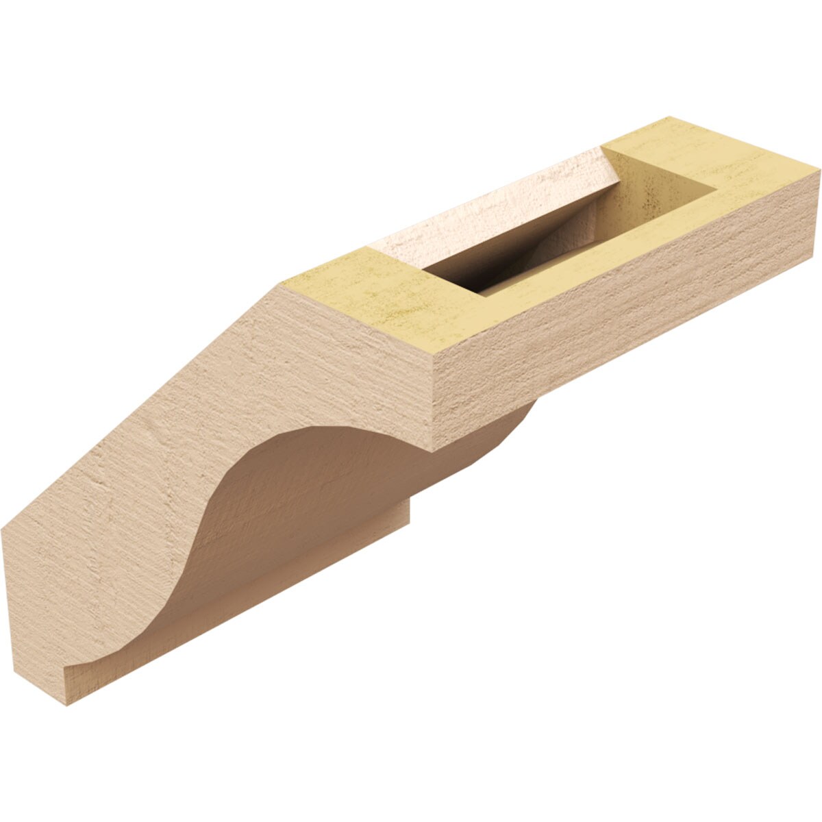 Ekena Millwork BRCUR05X06X06BKRRCPR braces - View #6
