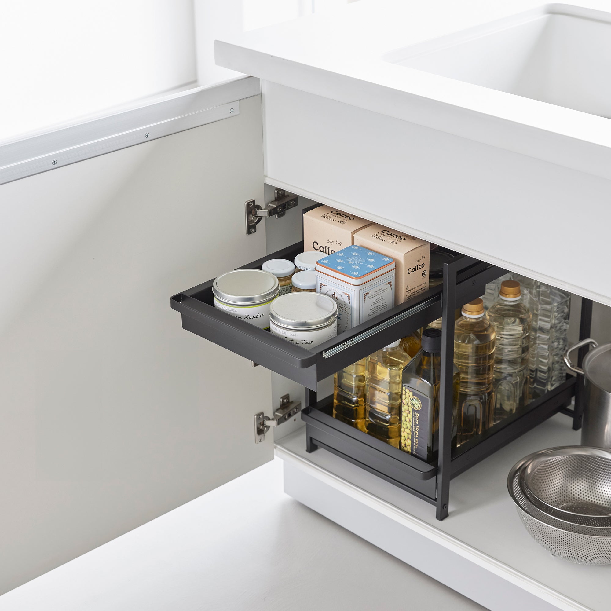 Yamazaki 1461 Pull-Out-Cabinet-Baskets - View #7