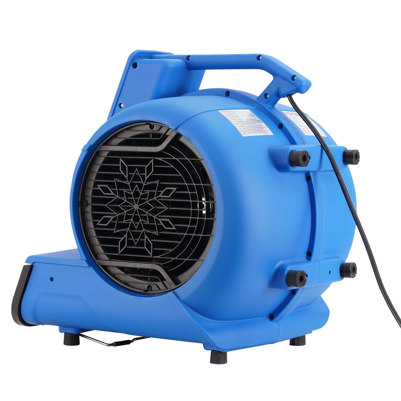Dropship VEVOR Floor Blower, 1/2 HP, 2600 CFM Air Mover For Drying And  Cooling, Portable Carpet Dryer Fan With 4 Blowing Angles And Time Function,  For Janitorial, Home, Commercial, Industrail Use, ETL