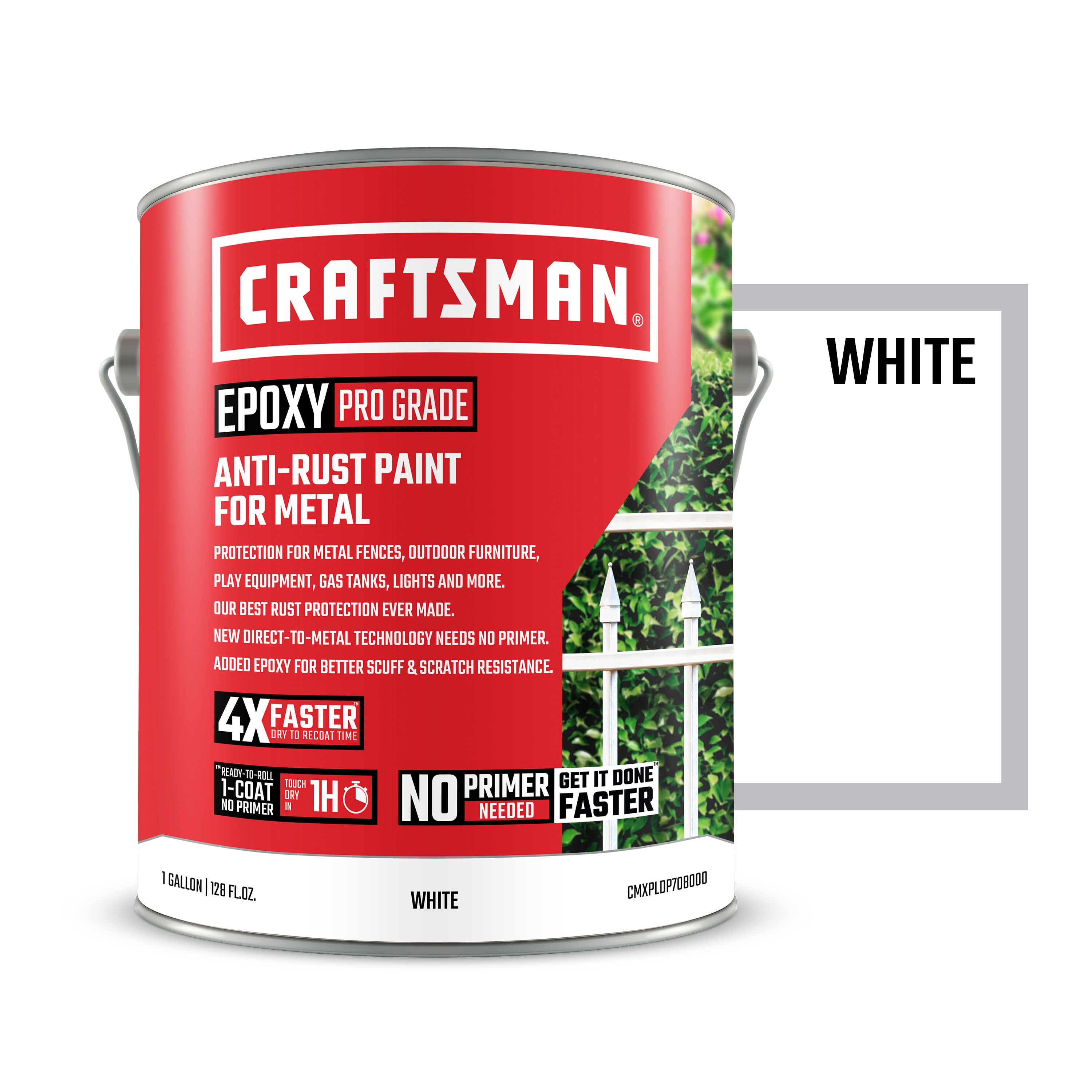 Craftsman CMXPLDP708100 Metal Antirust Coating White