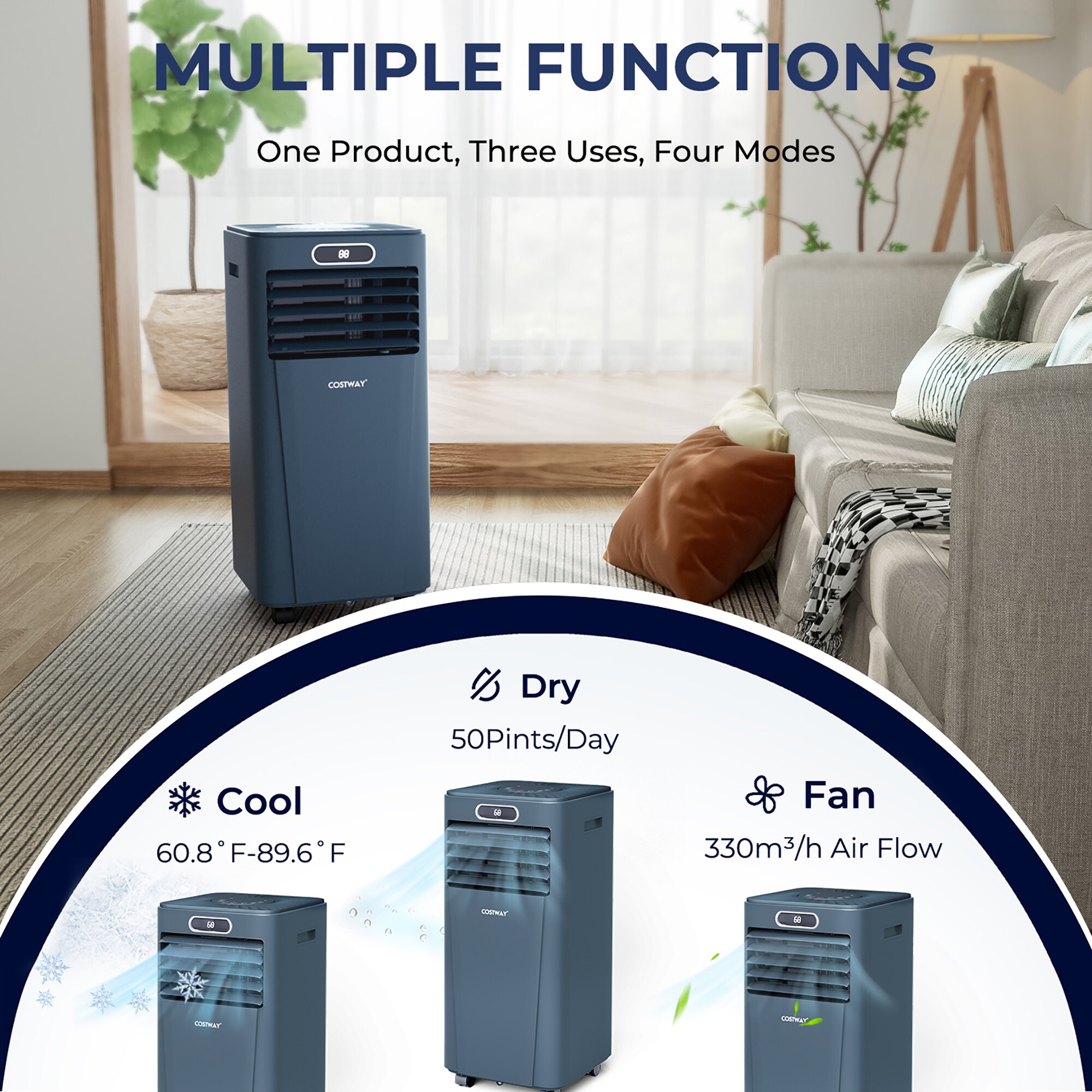 Costway LWS00203 Portable-Air-Conditioners - View #4