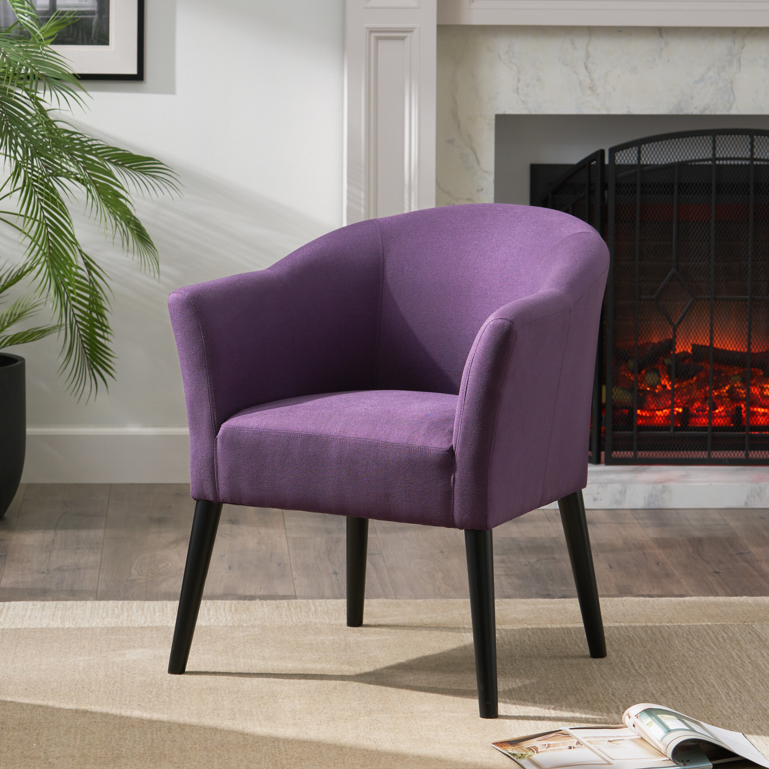 Christopher Knight Home 27-in W Modern Plum Club