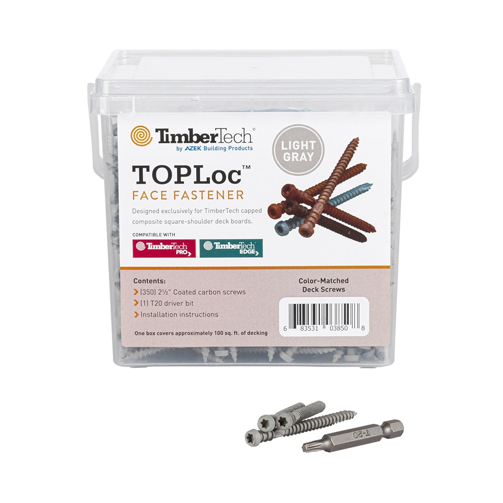 TimberTech TLOC350LG #8 x 2-1/2-in Composite Deck Screws ( 350 -Per Box )