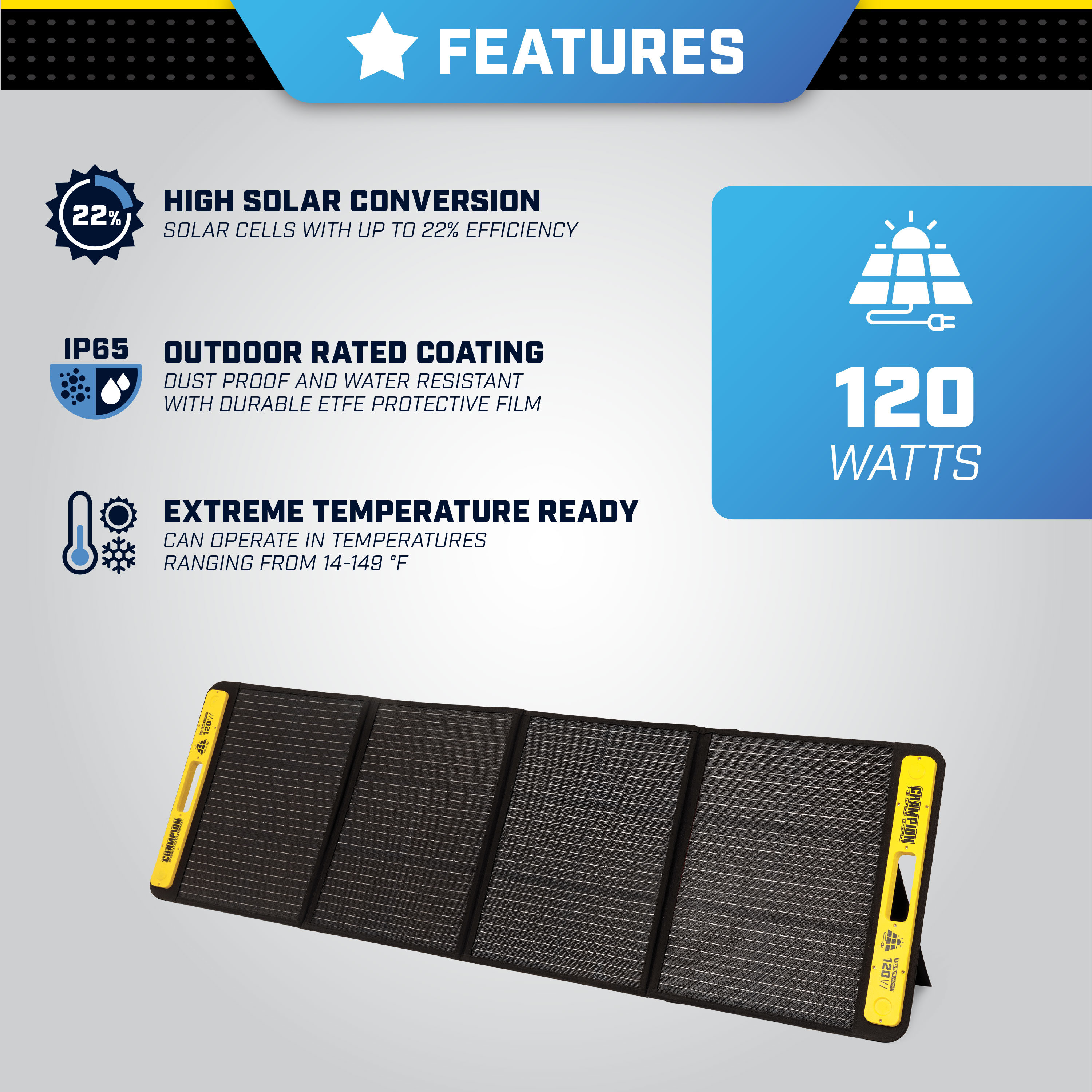 Champion Power Equipment 201246 Portable-Solar-Panels - View #2