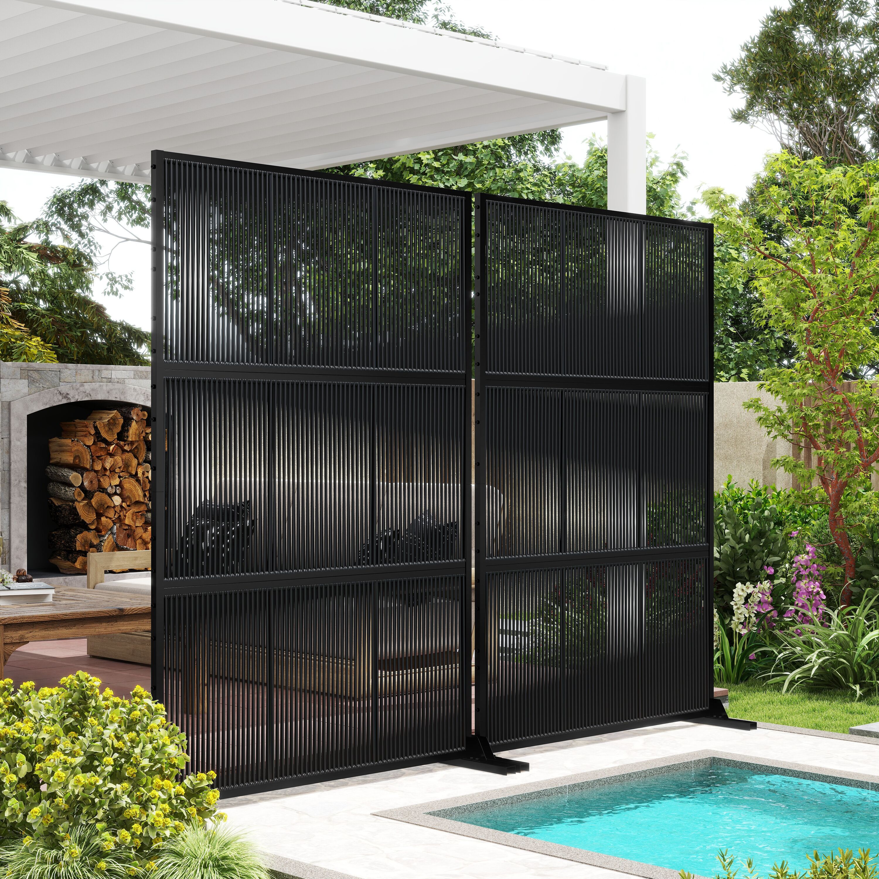 Dreamsidea LS-OS0017-BLACK Outdoor-Privacy-Screen - View #7