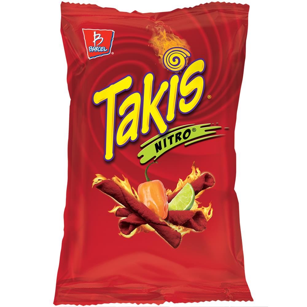 Takis Tortilla Chips, Habanero & Lime. Nitro, Very Hot 4 oz