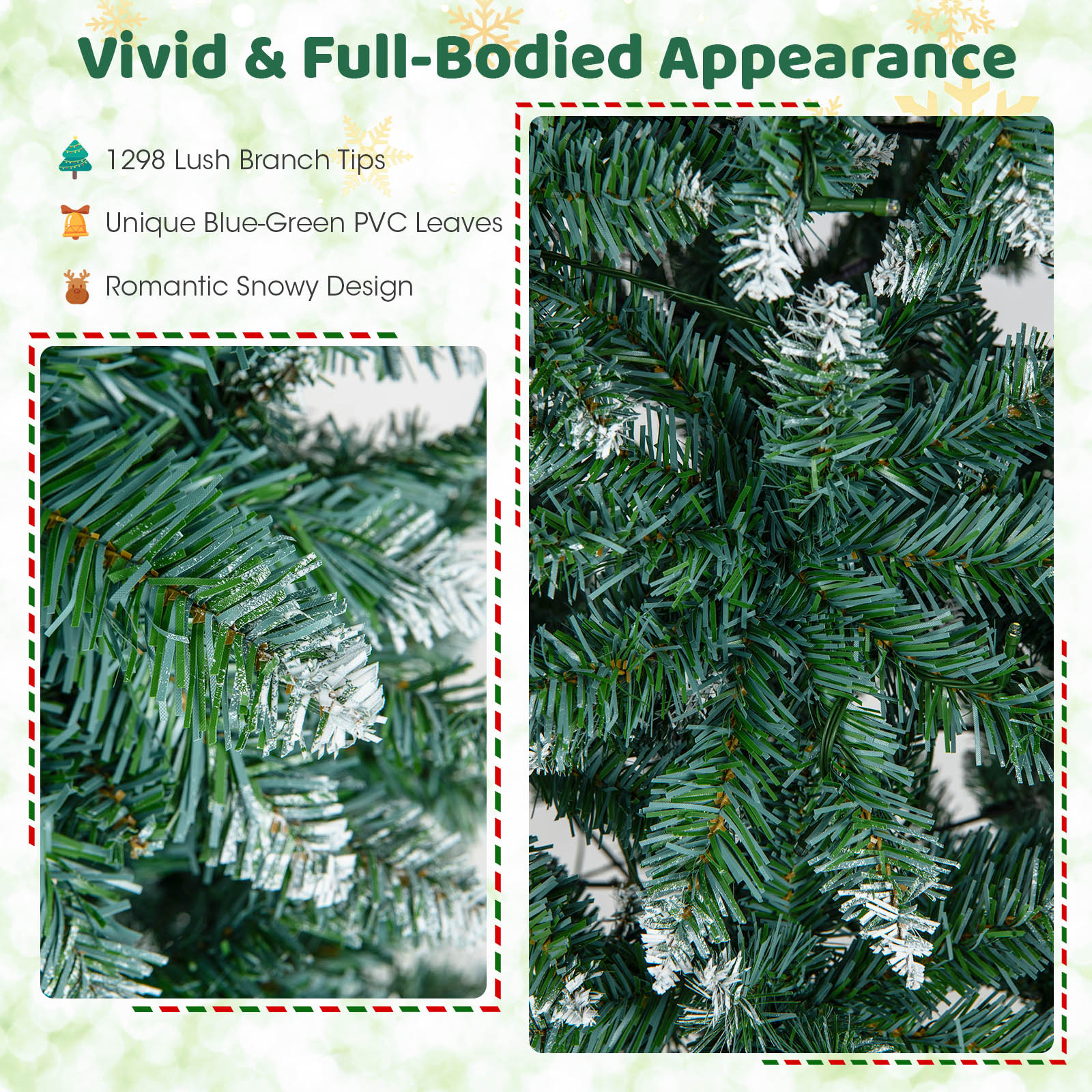 WELLFOR CM-HWY-23719 Artificial-Christmas-Trees - View #5