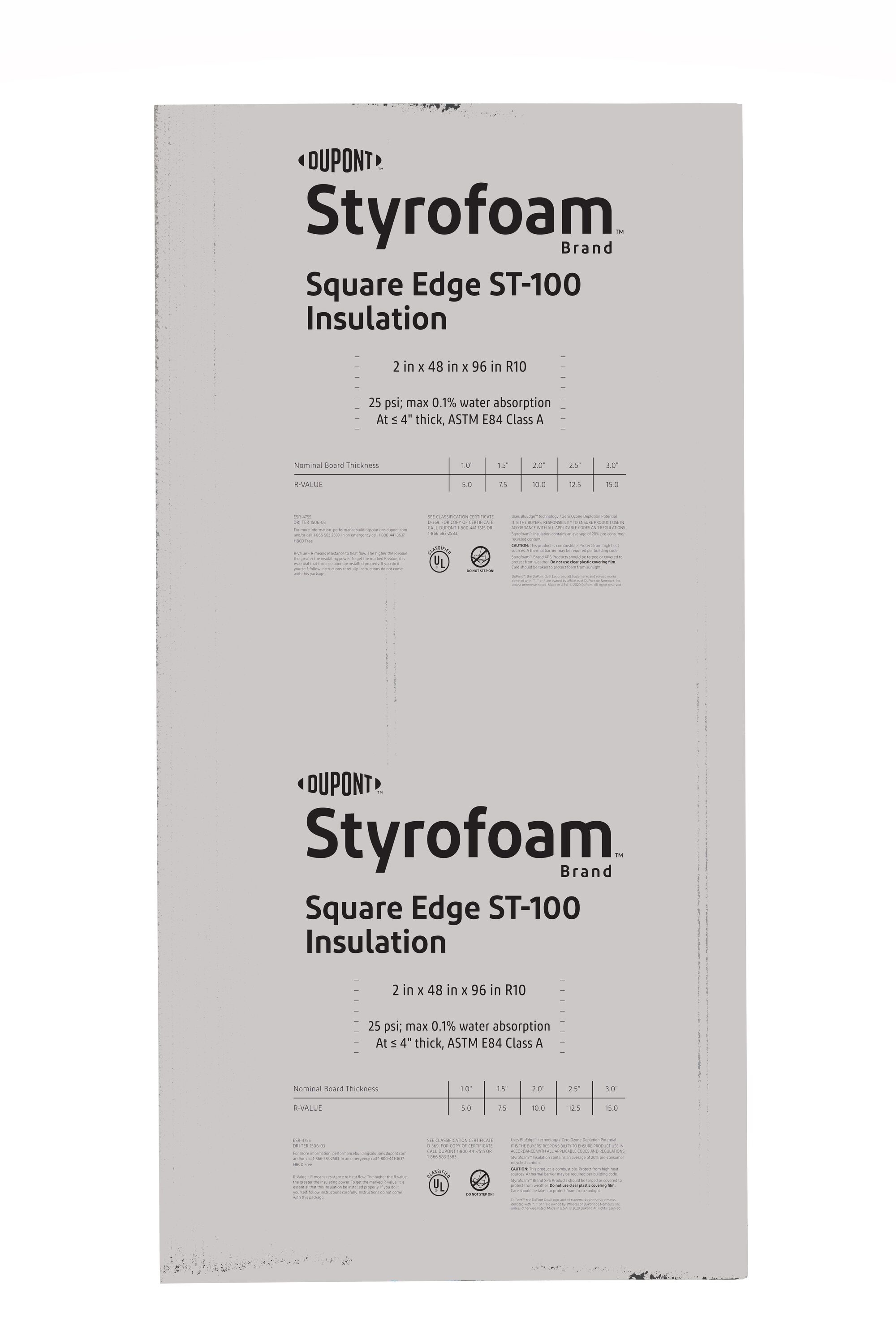 STYROFOAM R-5, 1-in x 4-ft x 8-ft Residential Sheathing Tongue and