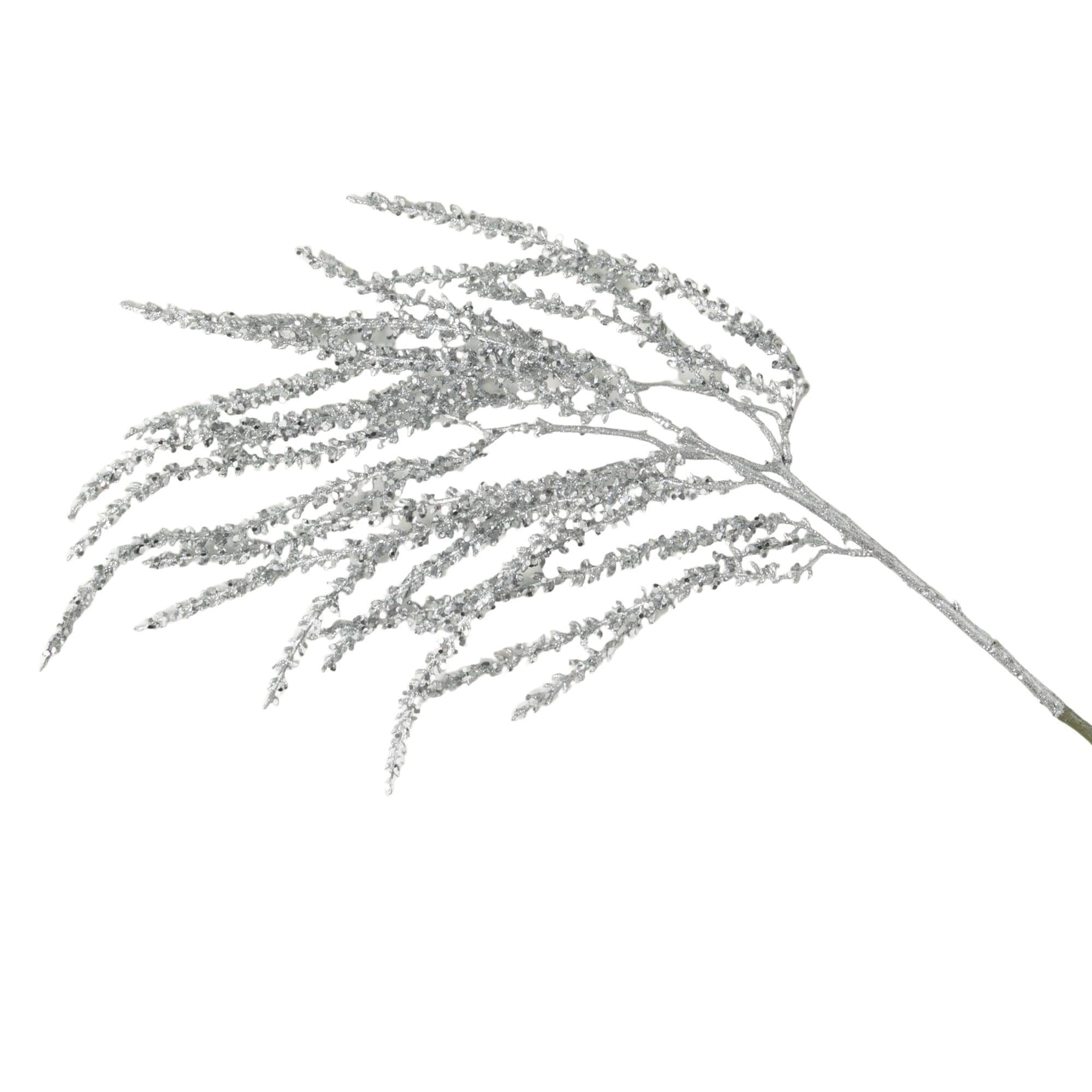 Sullivans ST1925 SI Silver Branch Spray Christmas Tree Pick