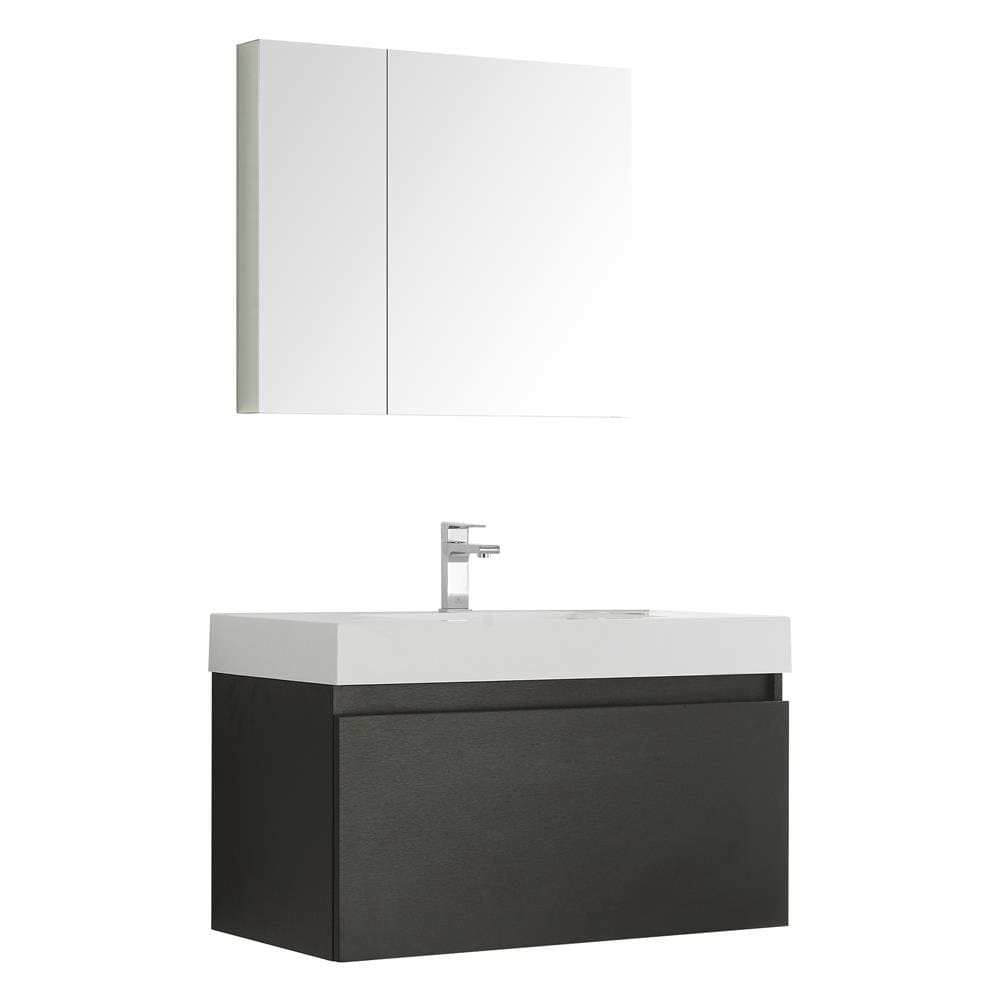 Fresca FVN8008BW Bath-Vanity-Combo - View #2