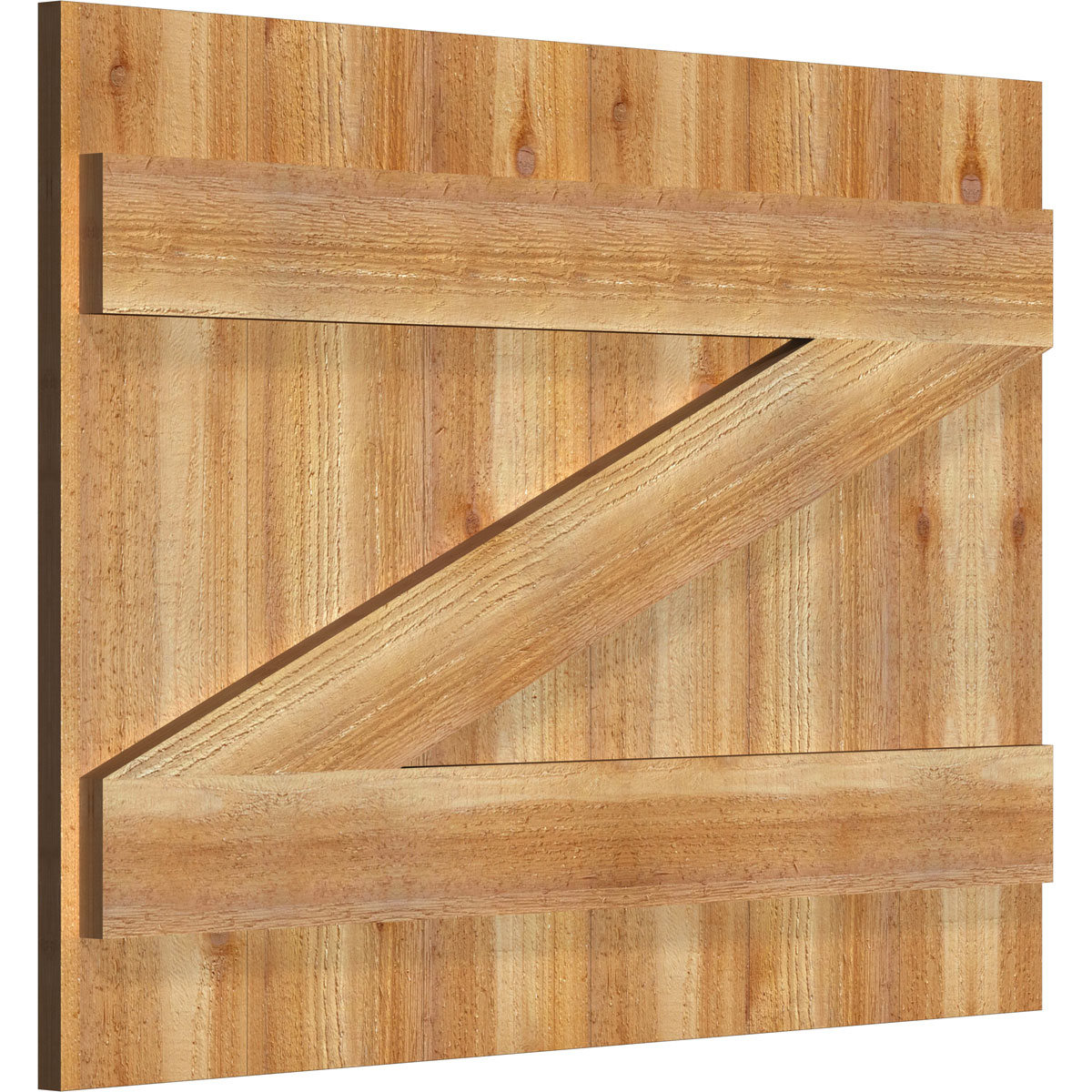 Ekena Millwork RBJ06Z32X023RWR Exterior-Shutters - View #2