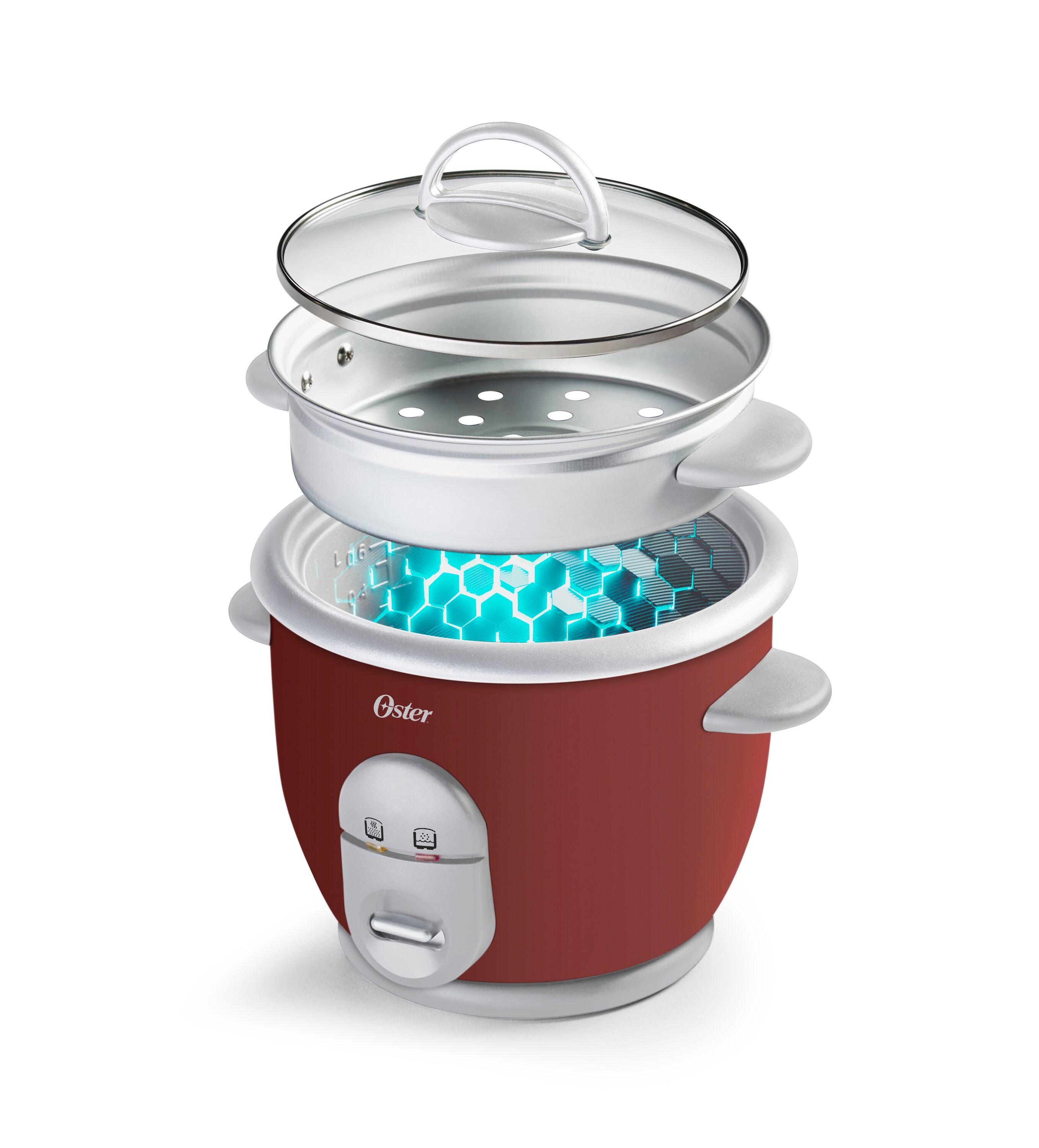 Oster 3-cup rice cooker with steam tray - $17, great price!