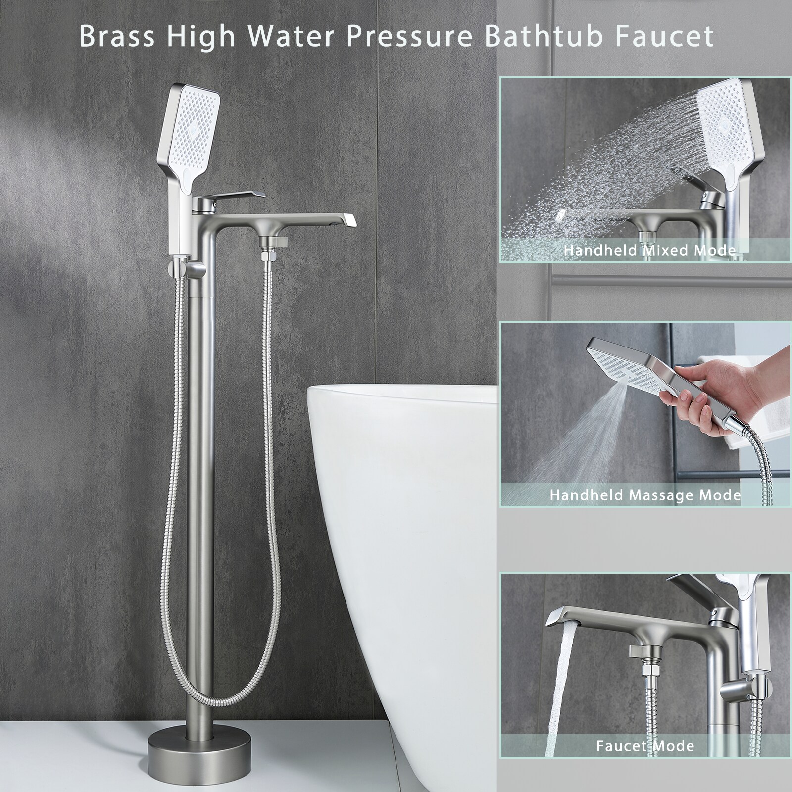 FURUISI LL14A1SS Roman-Tub-Faucets - View #5