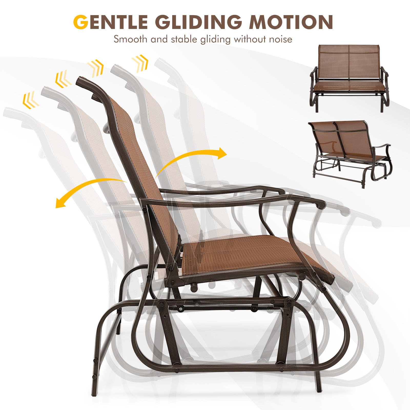WELLFOR TDG10503CF Patio-Chairs - View #4
