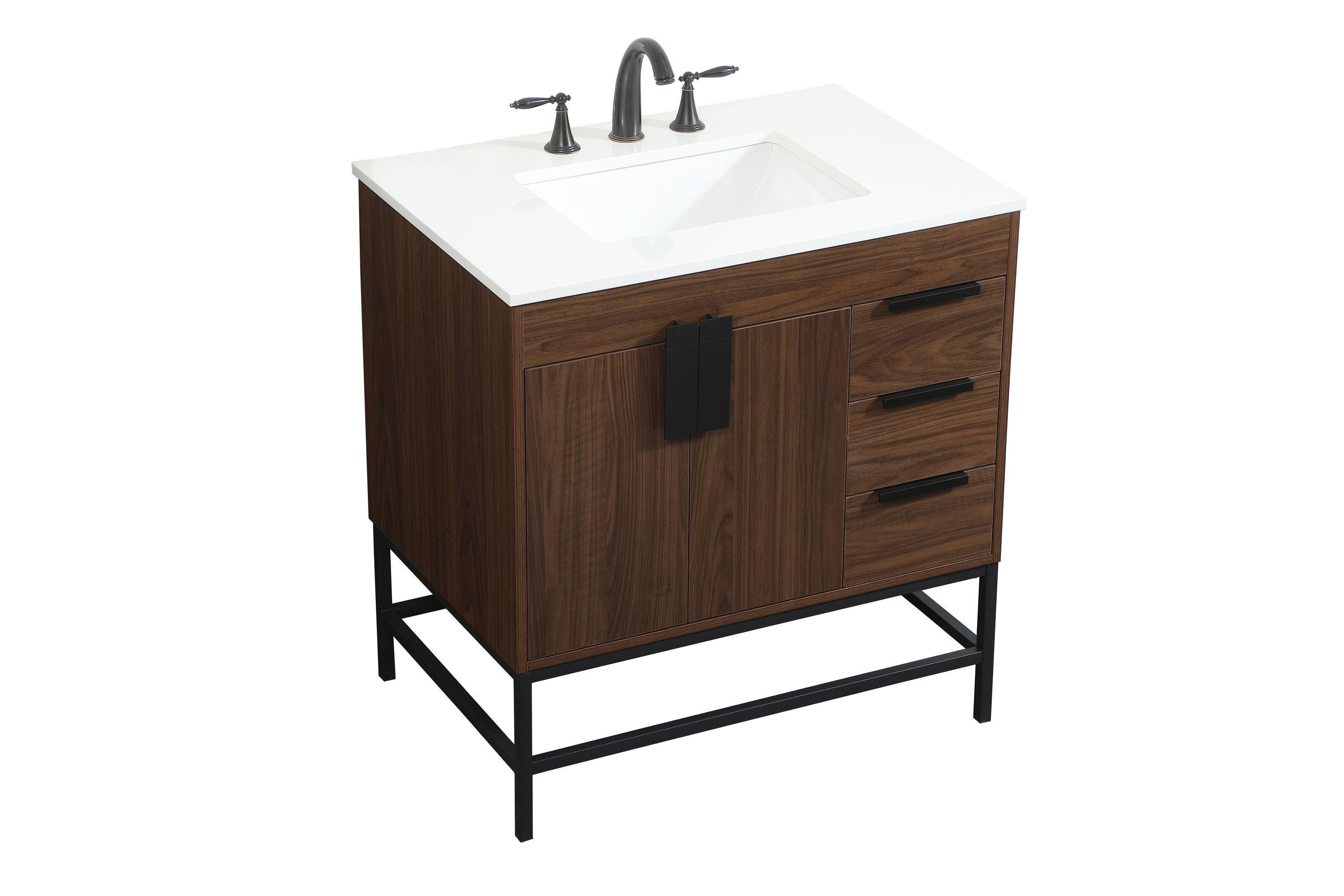 Elegant Decor HF146496MWT Bath-Vanity-Combo - View #9