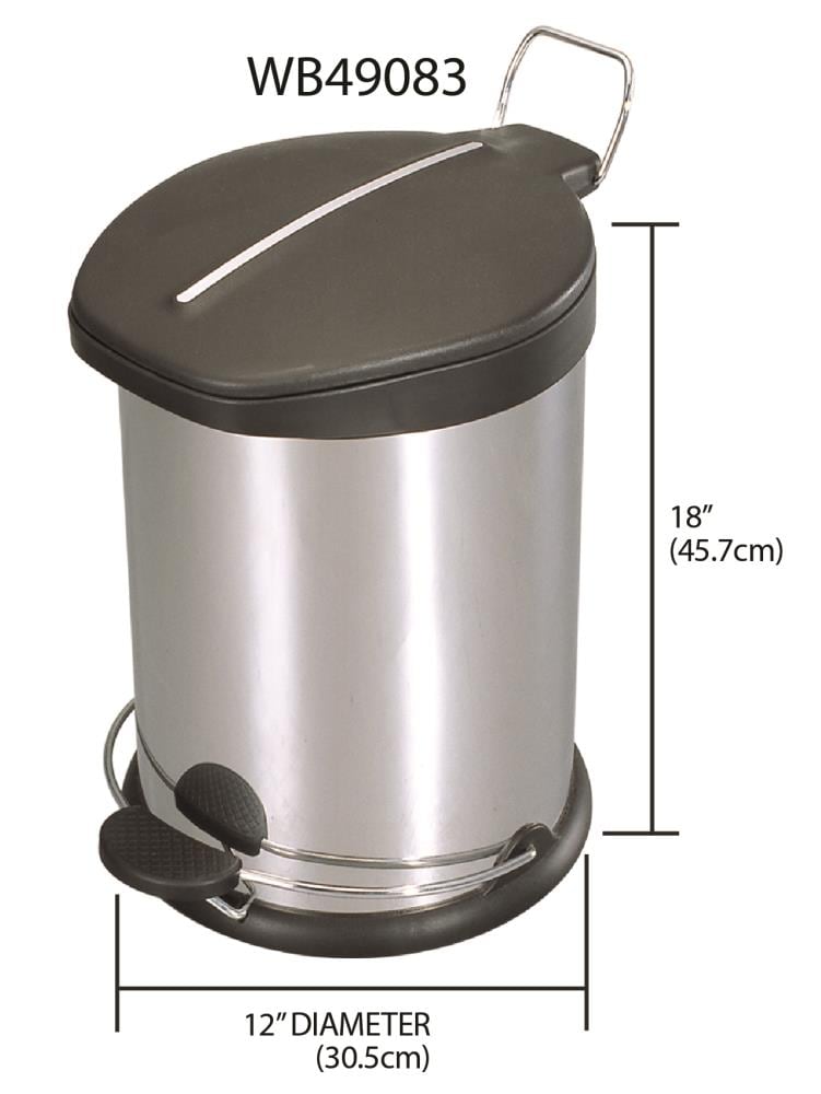 Home Basics LOW62686 Multi Metal Wastebasket