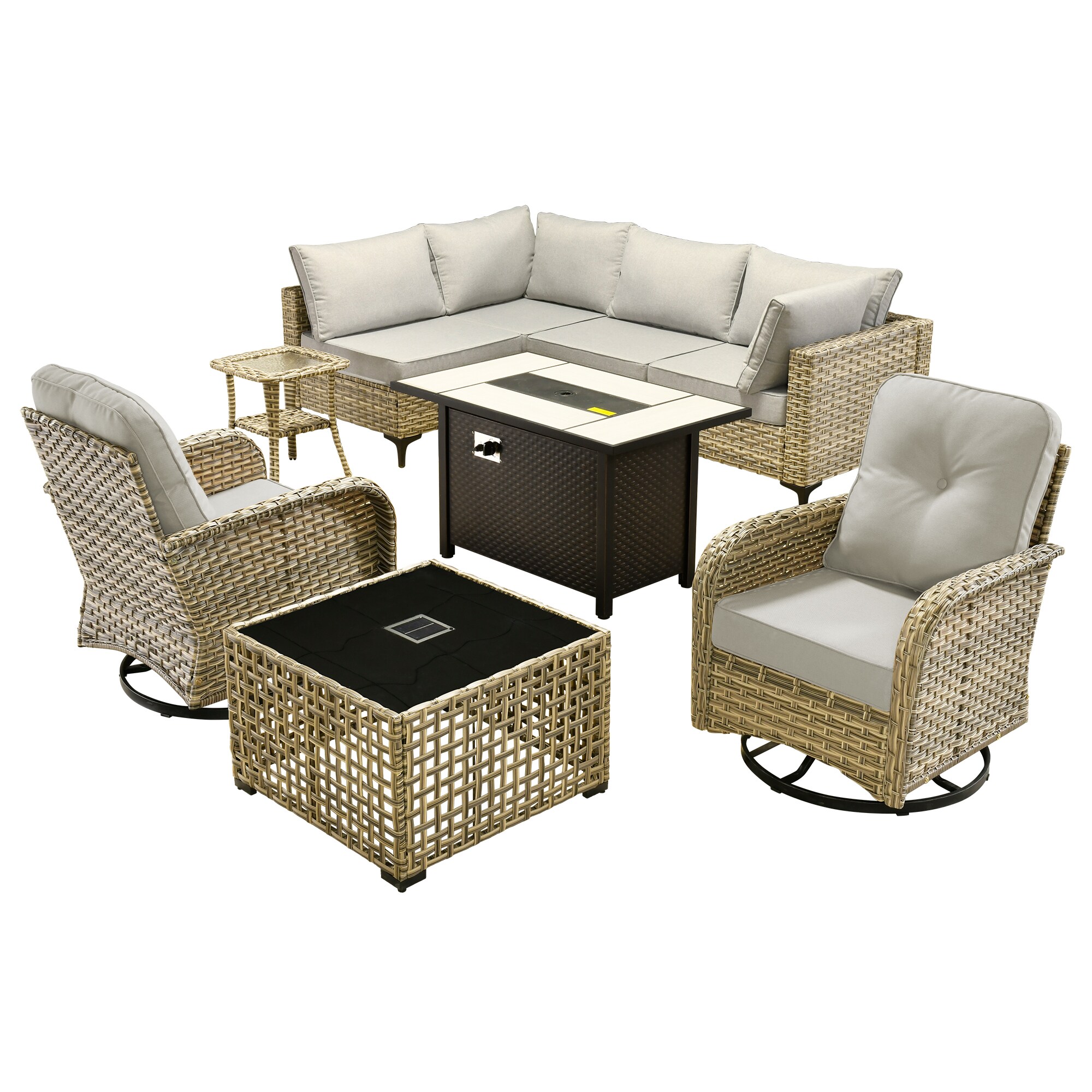 Caodoc L5-CFP03-VYZSKT409-1 Patio-Sofas-Daybeds - View #2