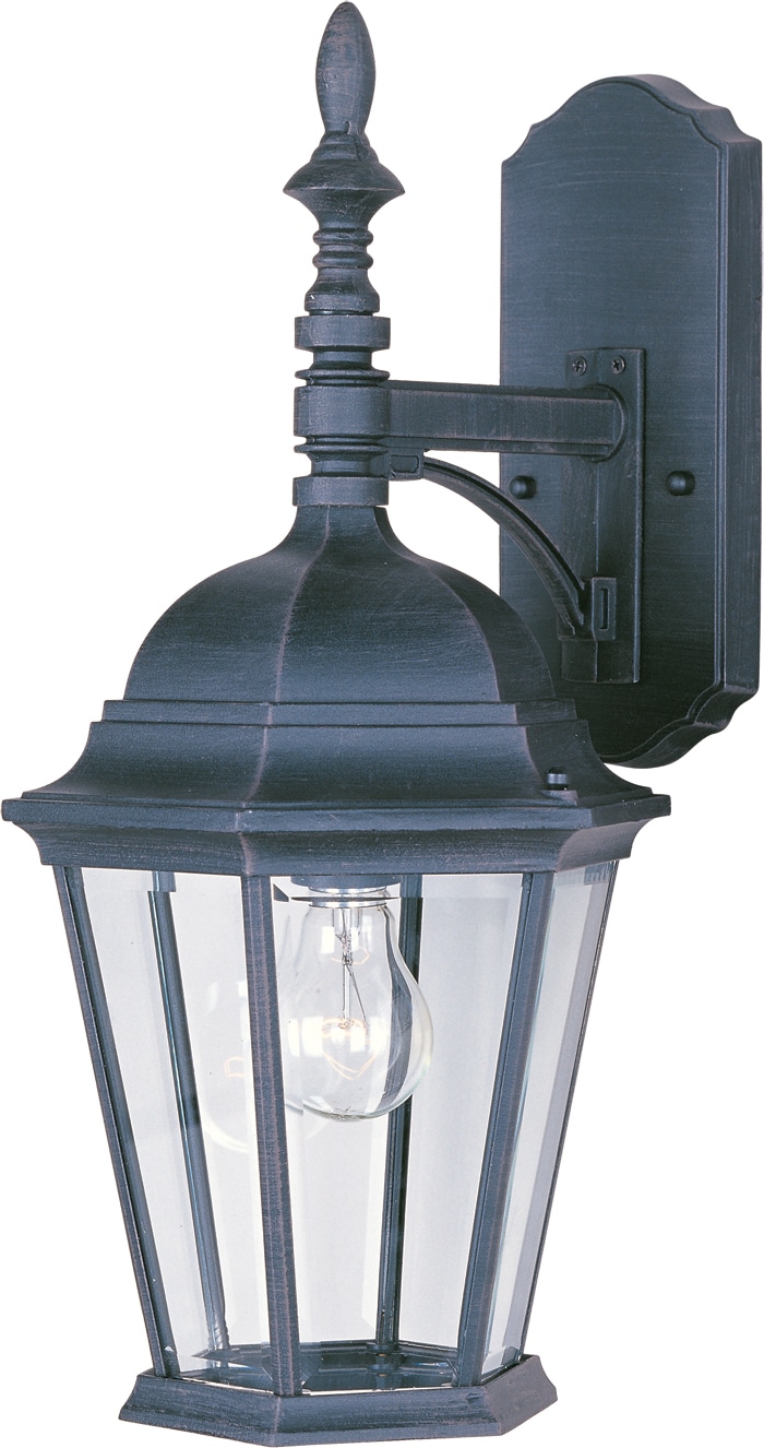 Maxim Lighting 1004BK Westlake 1 -Light 19.0000-in H Matte Black Hardwired Outdoor Wall Light