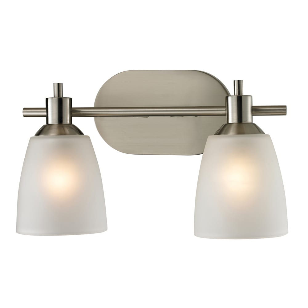 Westmore by ELK Lighting BB203120 Fillmore 14-in 2-Light Brushed Nickel Transitional Vanity Light