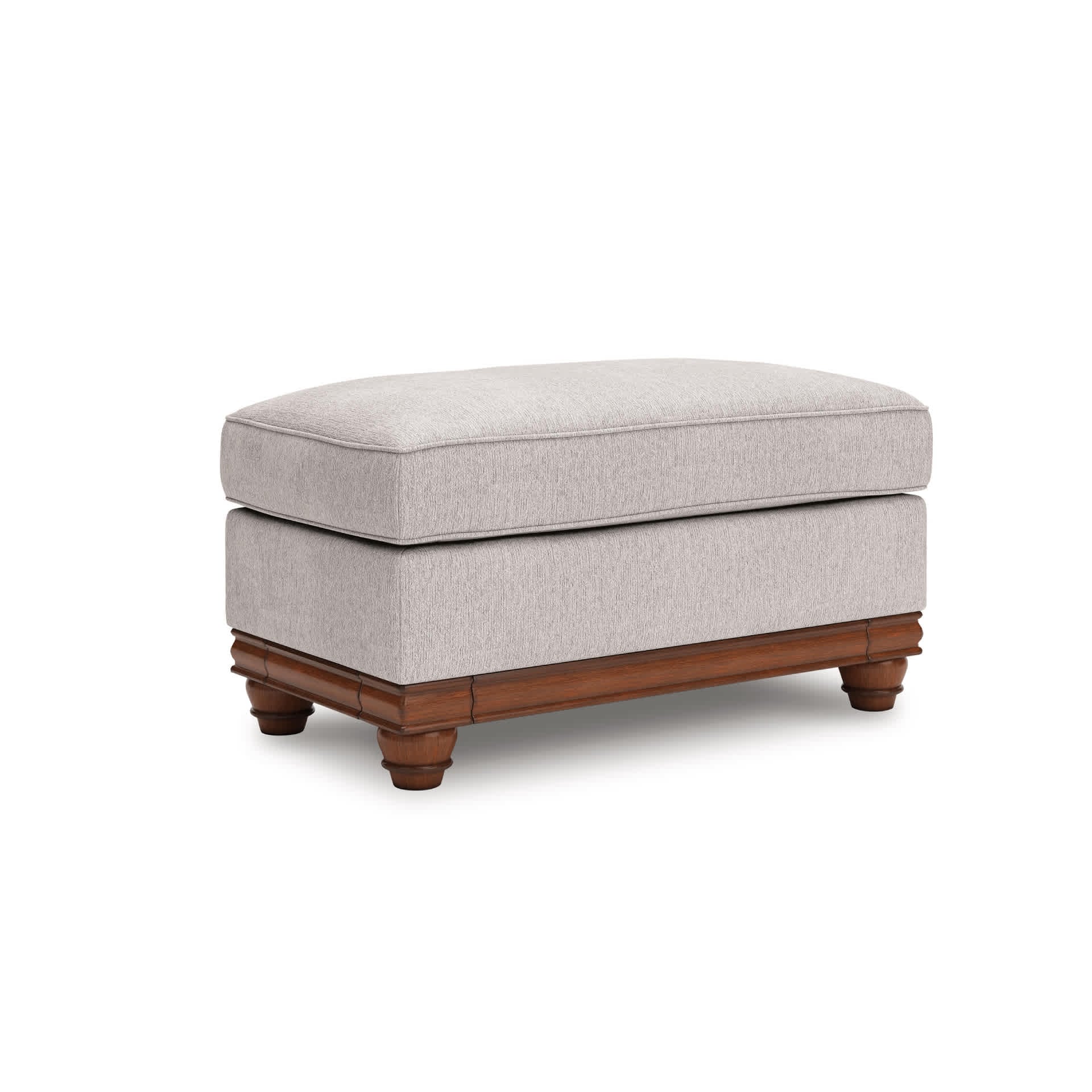 Signature Design by Ashley Stoughton Light Gray/Brown Ottoman