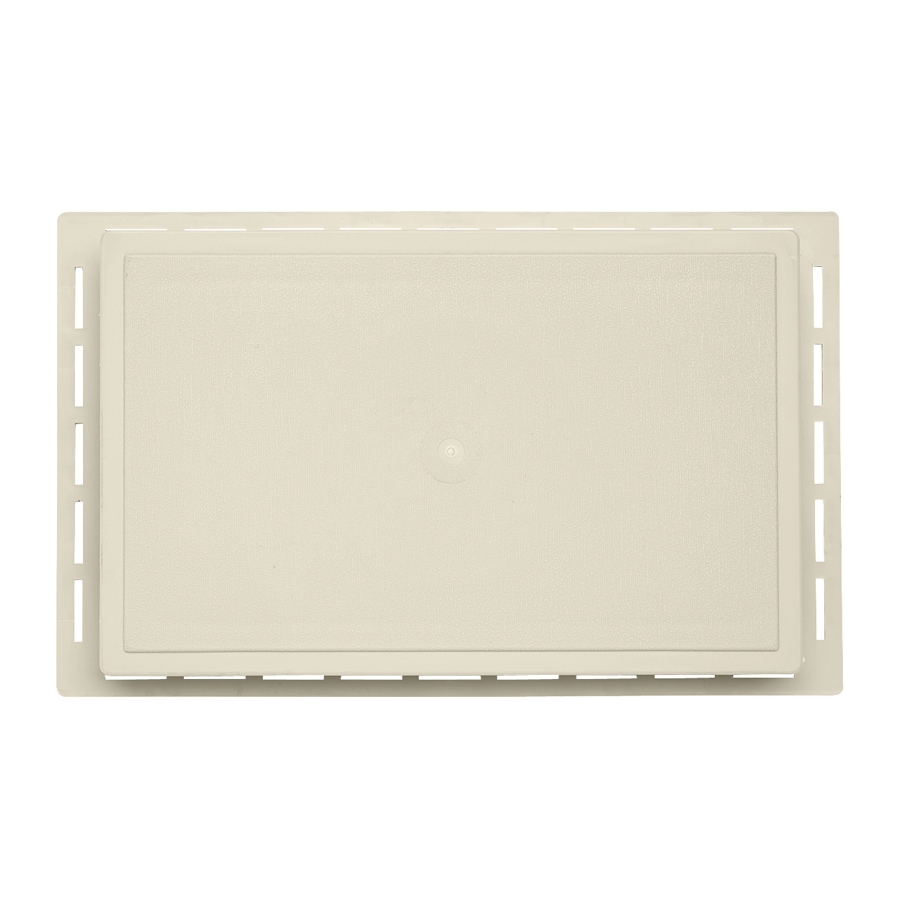Ply Gem 243264 7.875-in x 12.625-in Cream Vinyl Universal Mounting Block