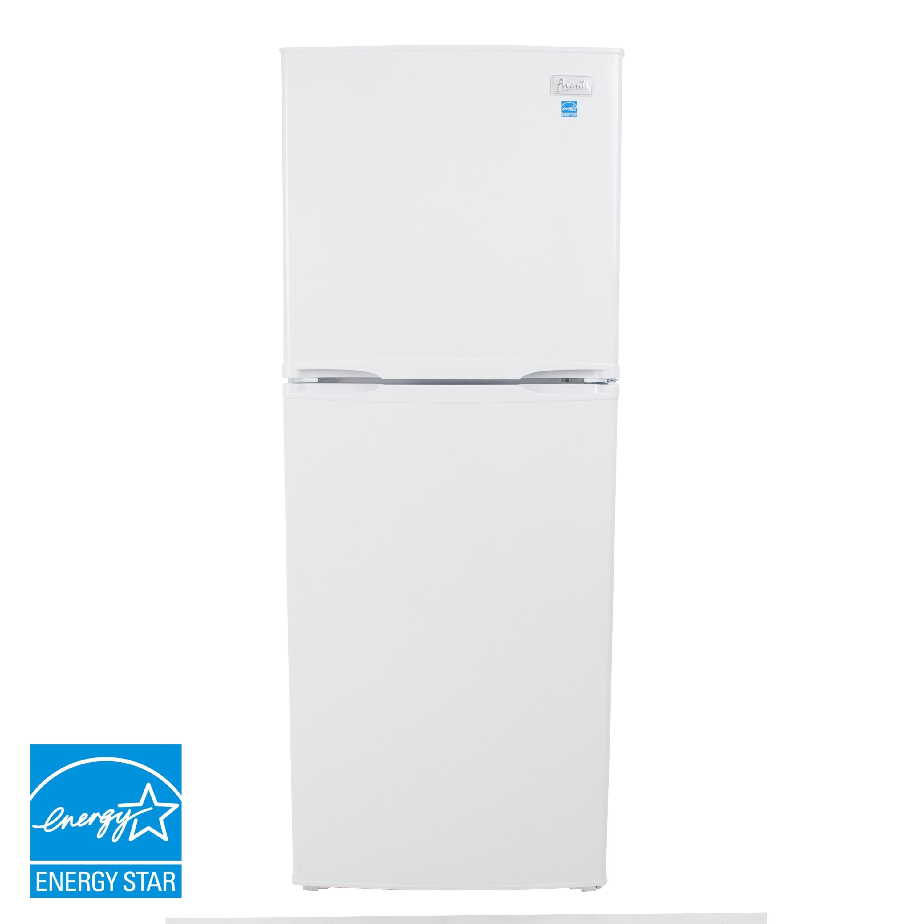 Magic Cool 10.0 Cu. ft. Top Freezer Apartment Size Refrigerator in White