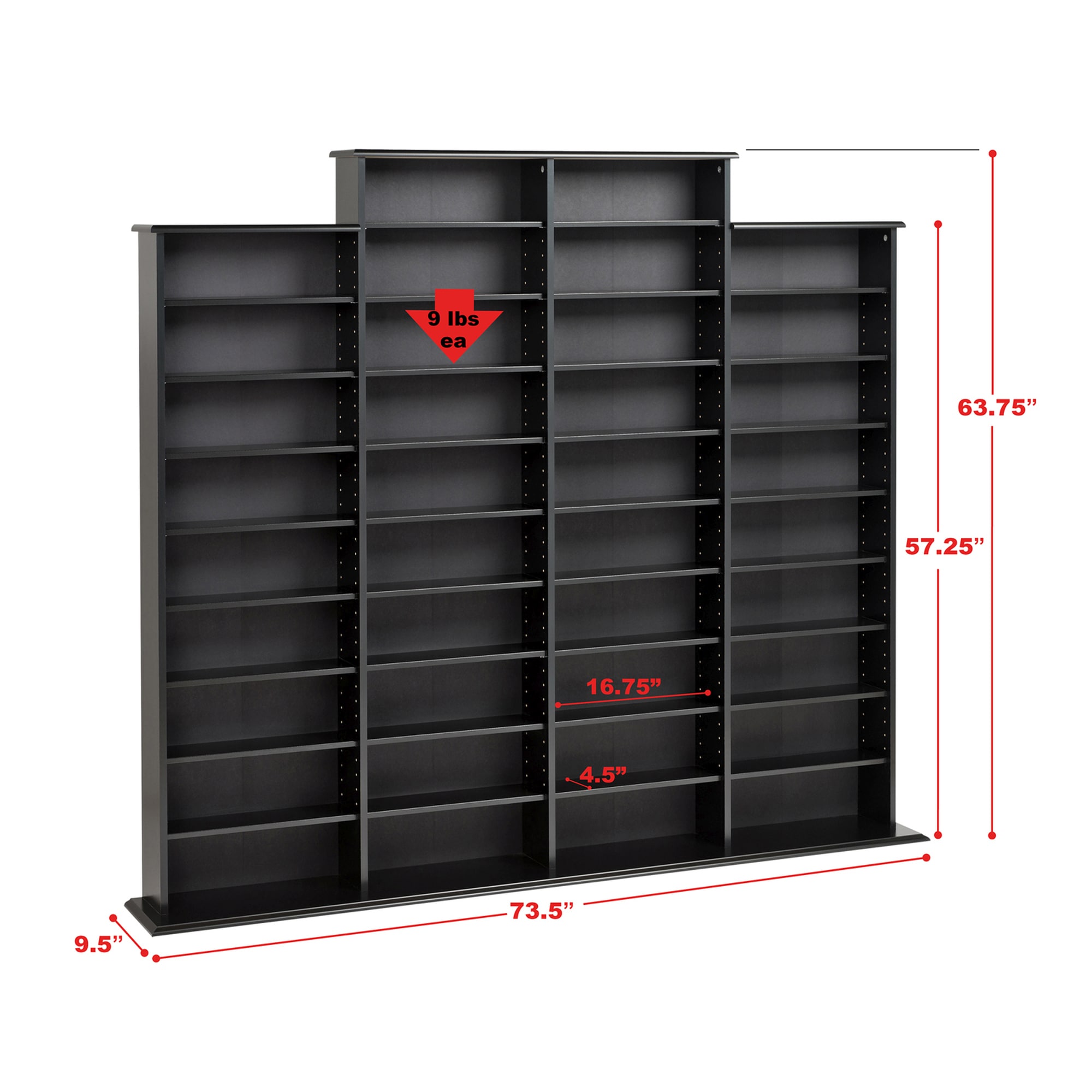 Prepac BMA-1520-K Gaming-Storage - View #4