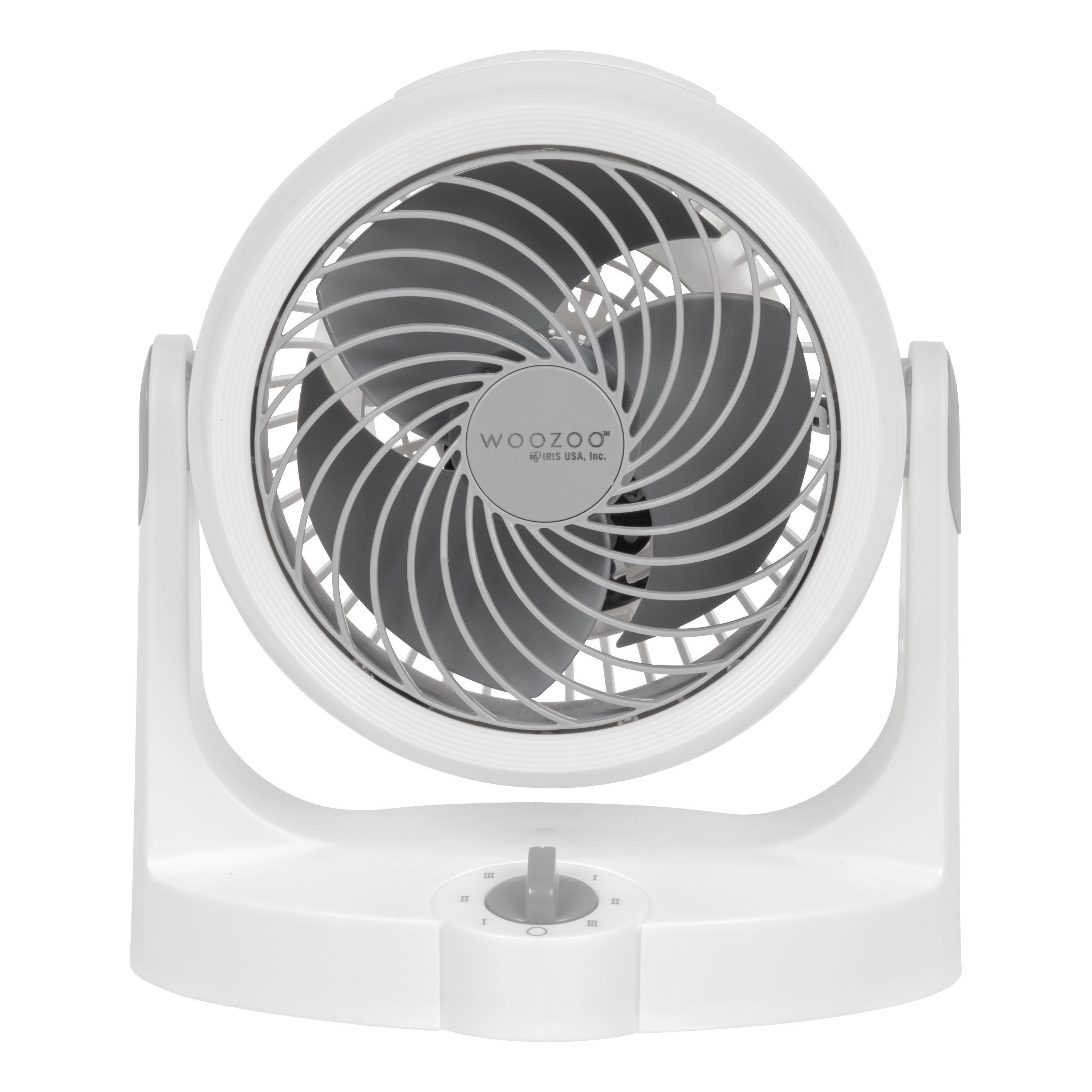 IRIS 5.5-in 3-Speed Indoor White Personal Fan in the Portable Fans  department at