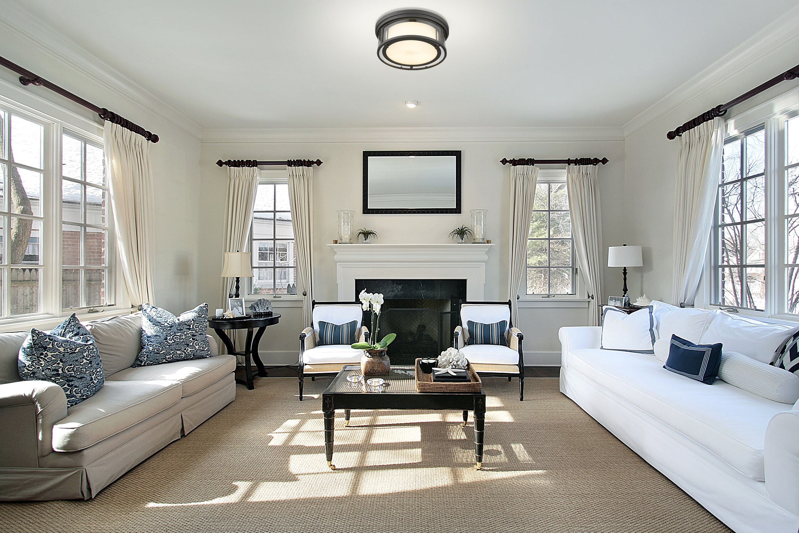 Z-Lite 426F16-BRZ flushmounts - View #2