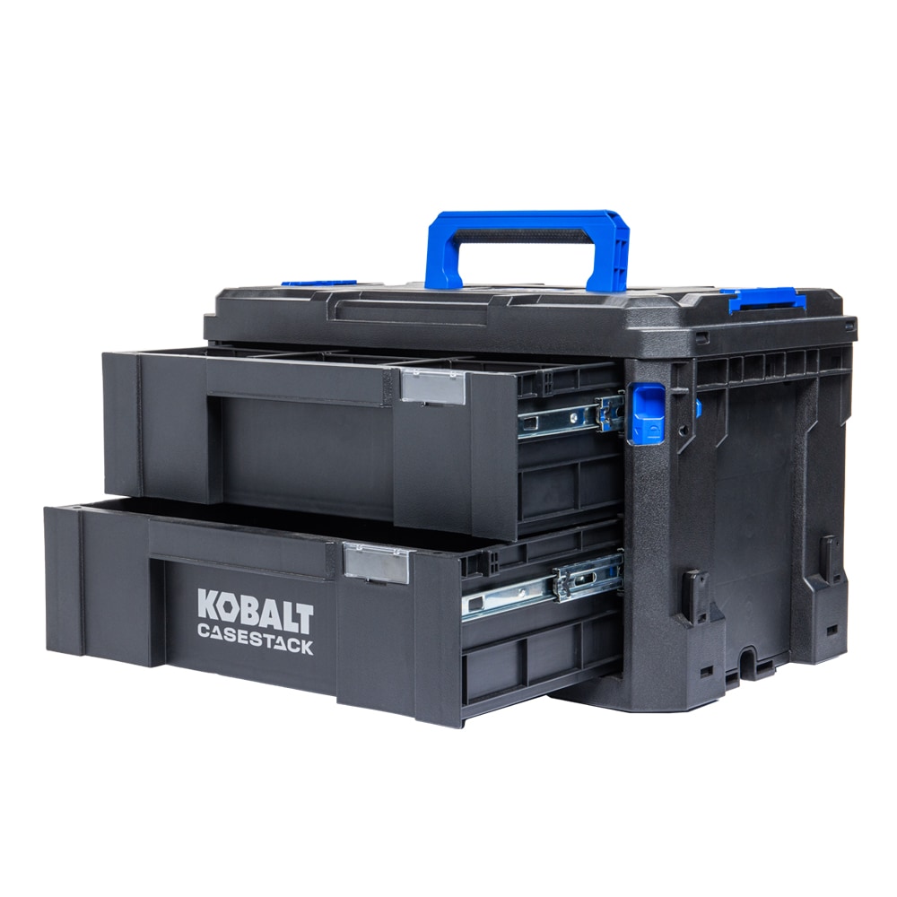 Kobalt CASESTACK 14-in Black Plastic Lockable Tool Box in the