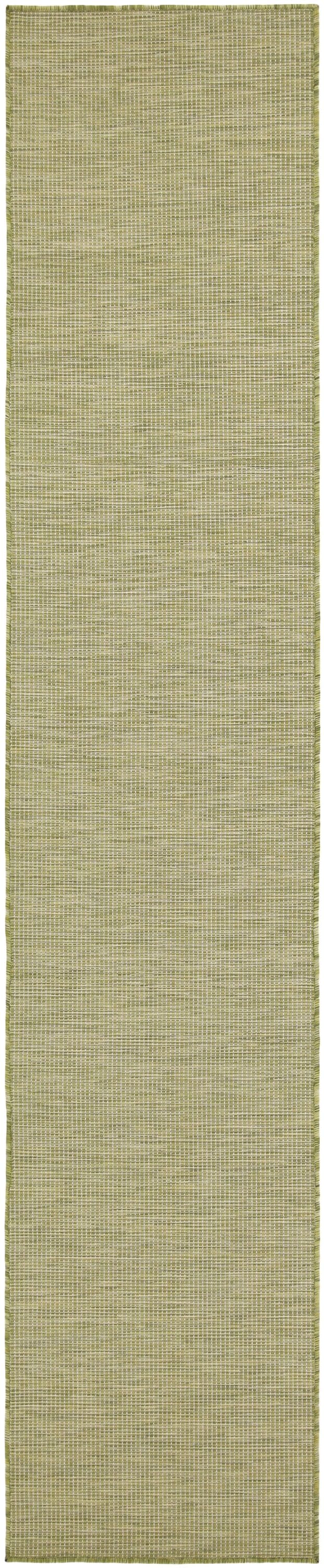  Home Positano 8 ft Runner Green Indoor or outdoor Runner Rug