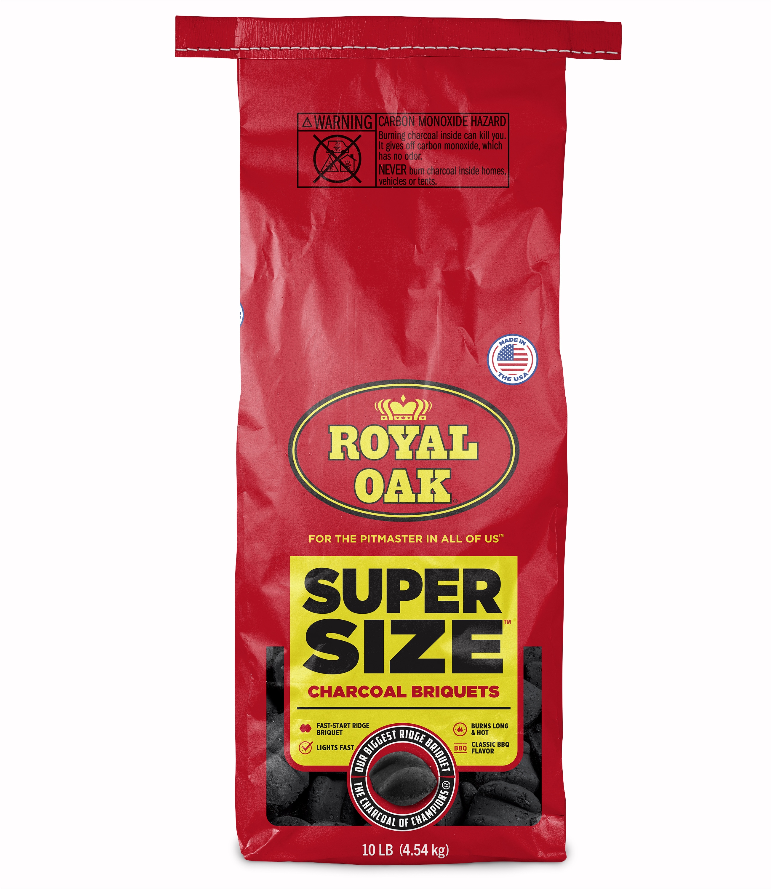Royal Oak 800002168 Super Size 10 Pound(s) Classic BBQ Charcoal briquettes