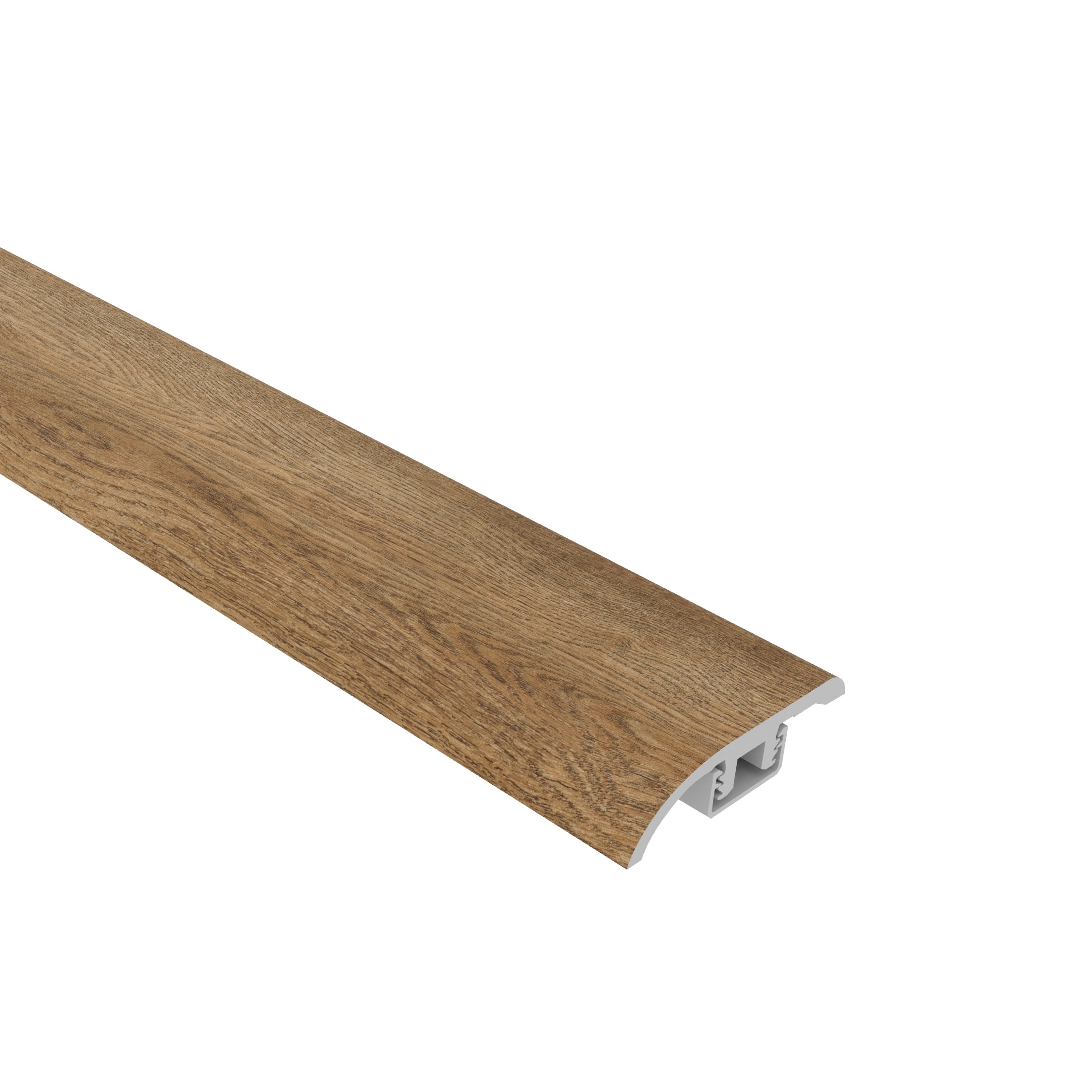 CALI 7902600112 Legends Outrigger Oak Vinyl Accessories Reducer Overlap Outrigger Oak 0.47-in T x 1.73-in W x 72.83-in L Vinyl Reducer