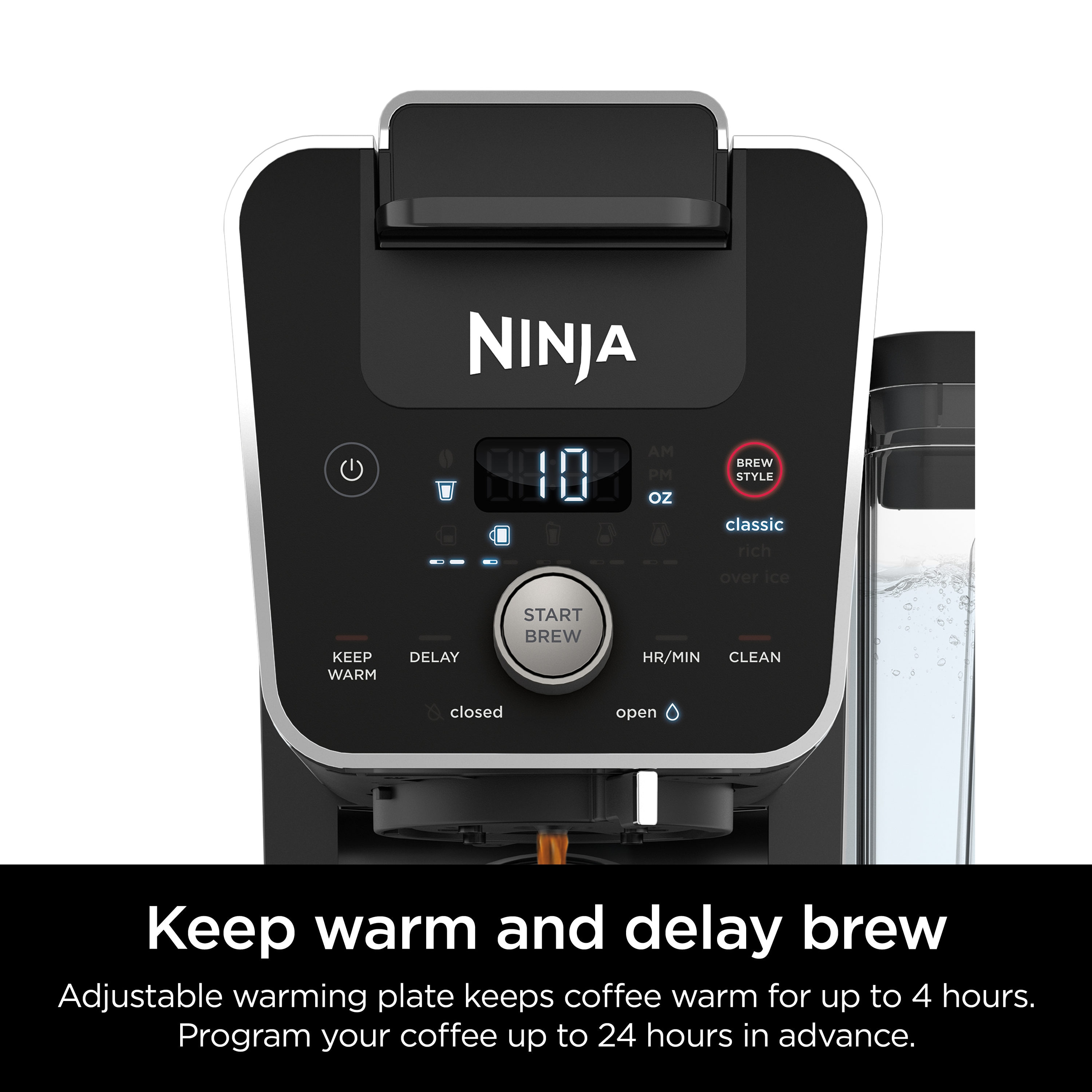 Ninja 12-Cup Black Residential Cold Brew Coffee Maker in the Coffee Makers  department at
