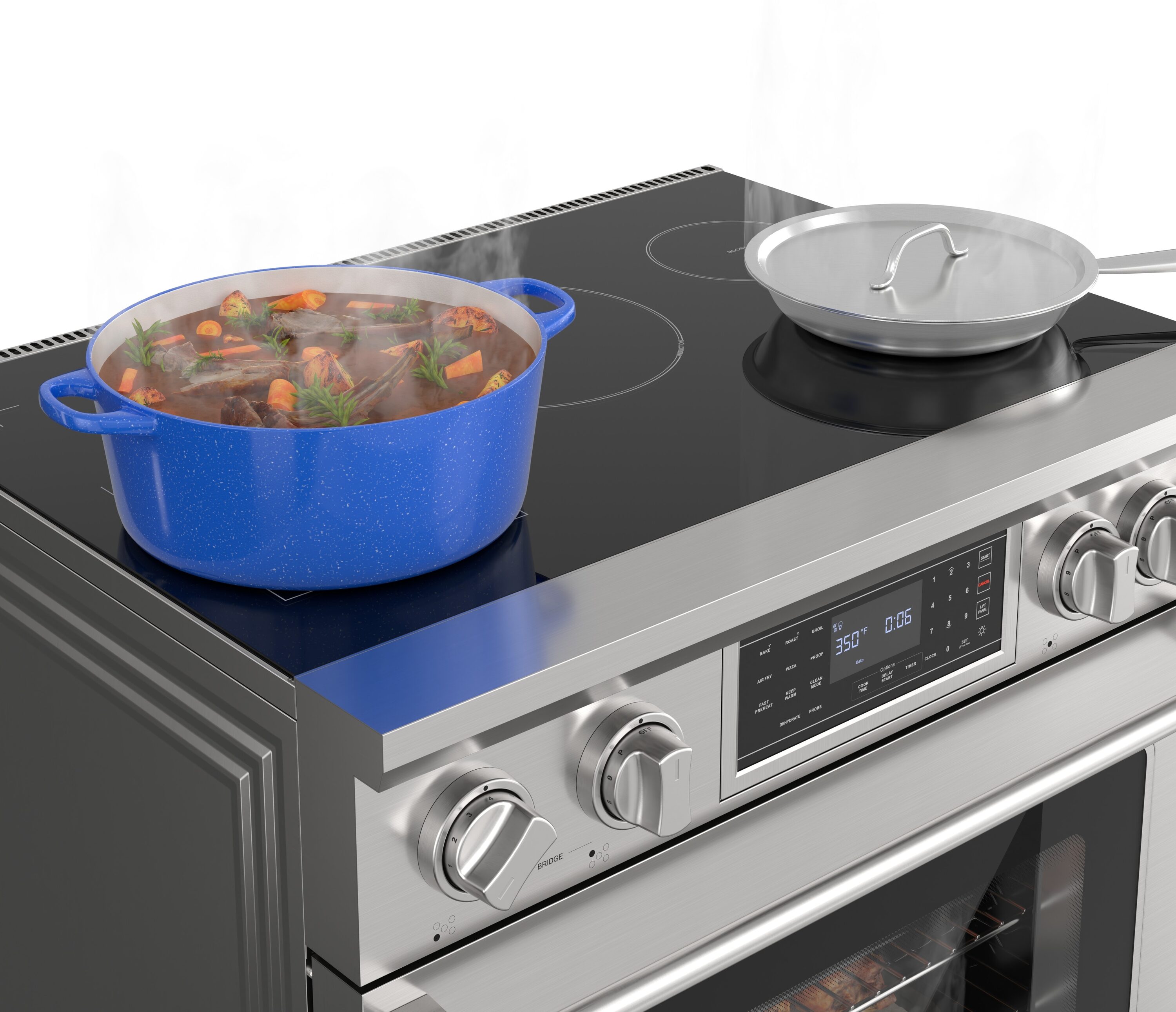 KoolMore LOW-KM-IPR-36TP-SS Freestanding-Electric-Ranges - View #6