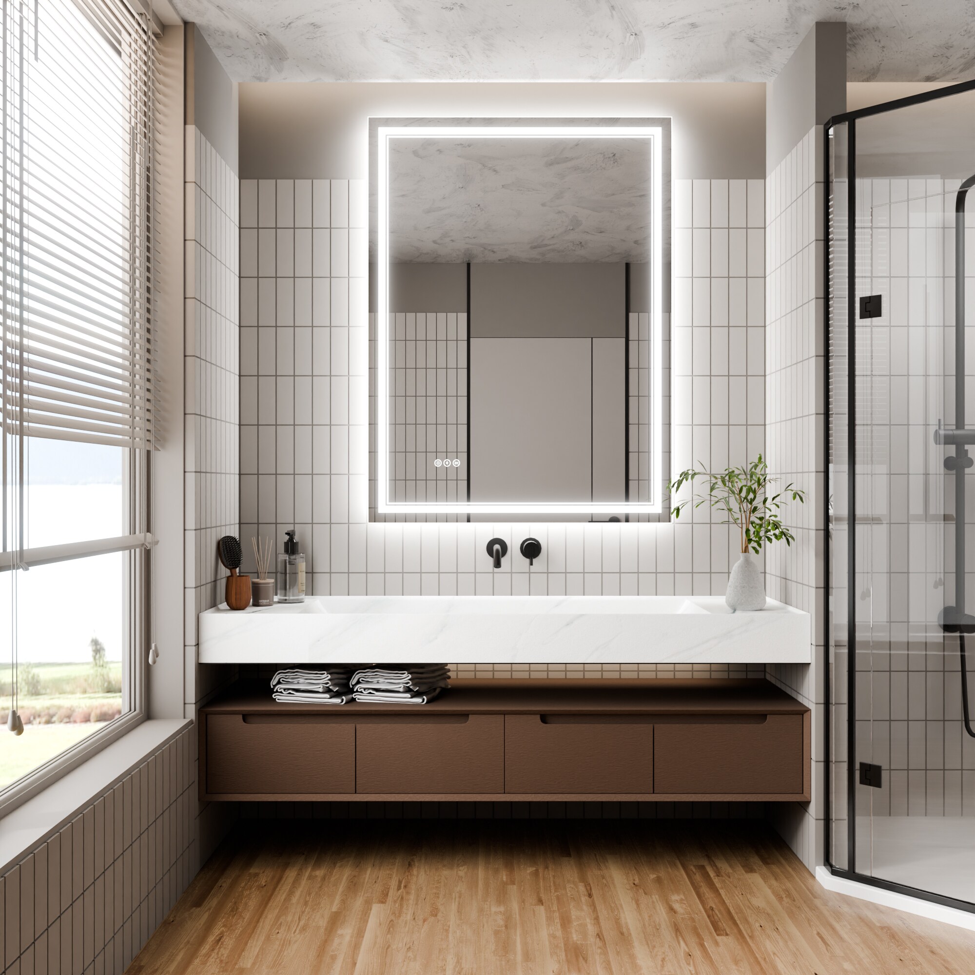 AAZJ JKF-MC04-4836SF2 Framed-Bath-Mirrors - View #9