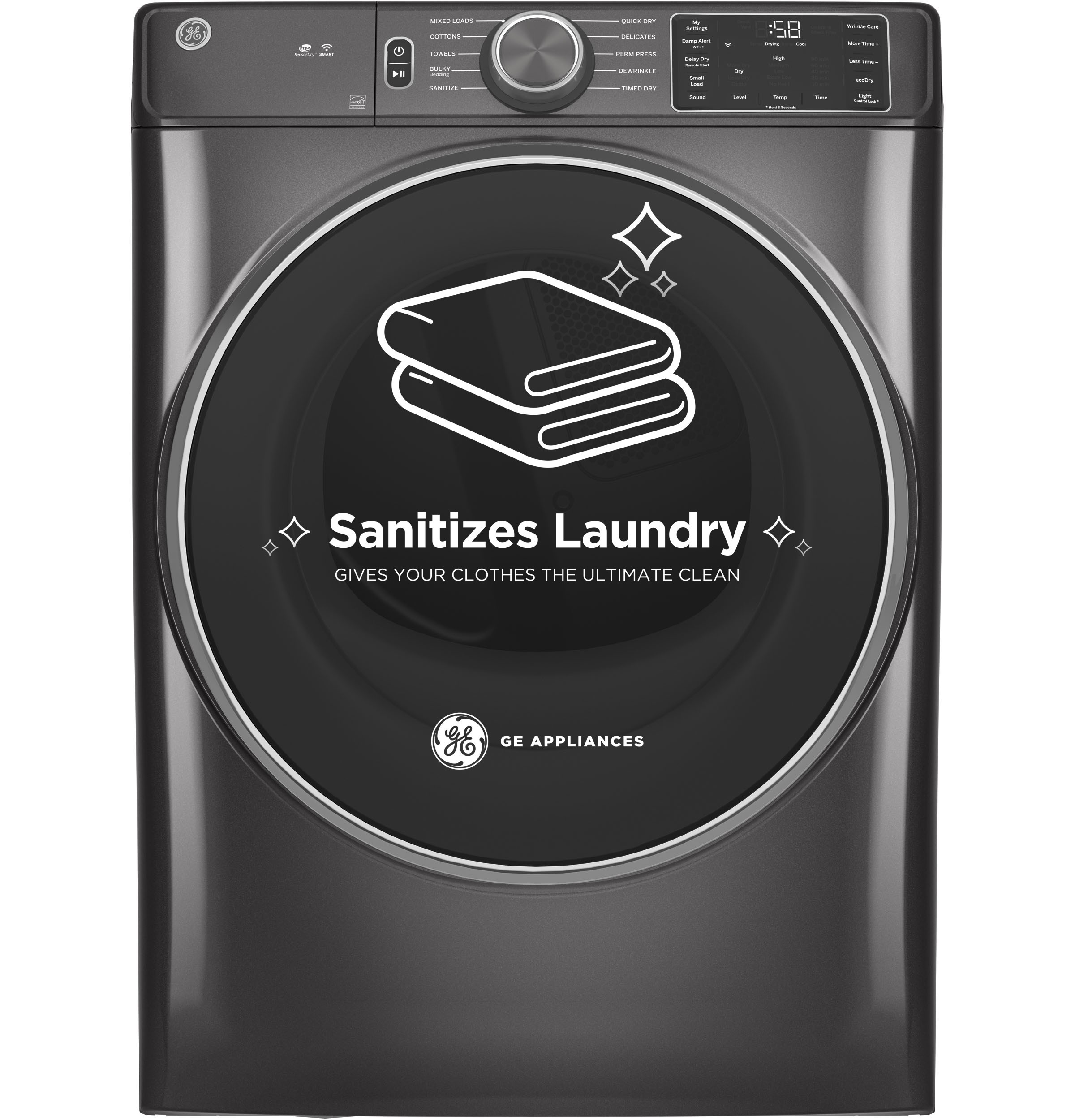 GE GFD55ESPNDG Elec-Dry - View #3
