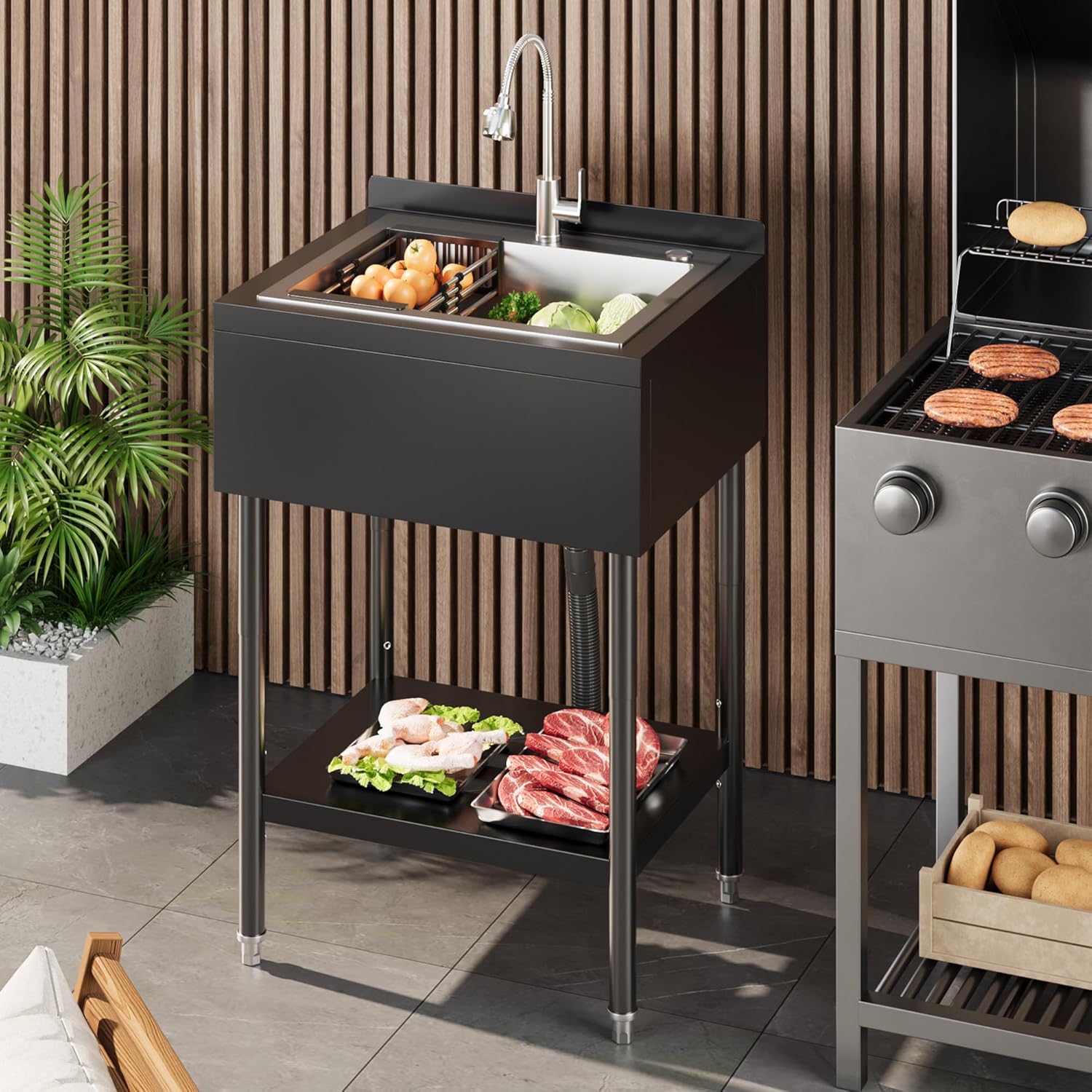 Qeetex SC-W546F420 Laundry-Tubs-Utility-Sinks - View #4