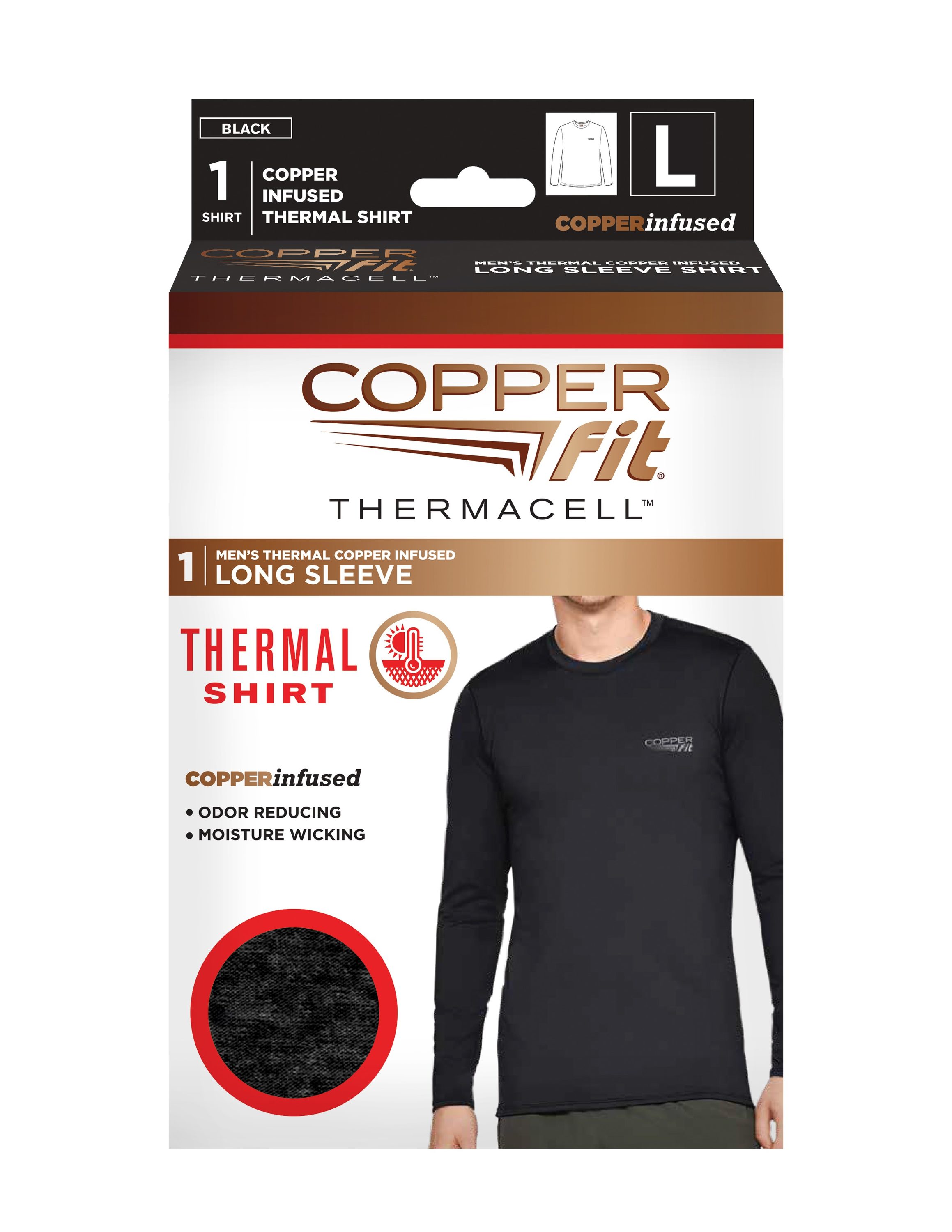 Copper Fit Women's Copper Infused Thermal Pant Base Layer, Black, X-Large :  : Clothing, Shoes & Accessories