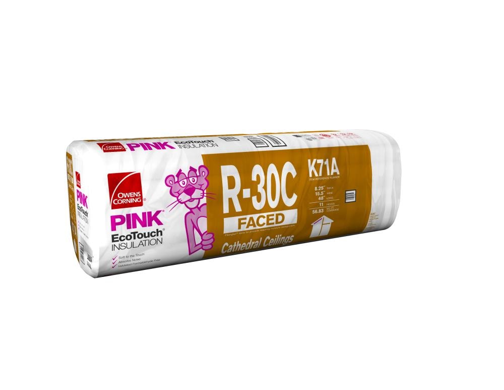 Owens Corning BF94 R- 30.0 Attic Faced Fiberglass Batt Insulation 56.83-Sq. Feet ( 15.5-Inches W x 48.0-Inches L)