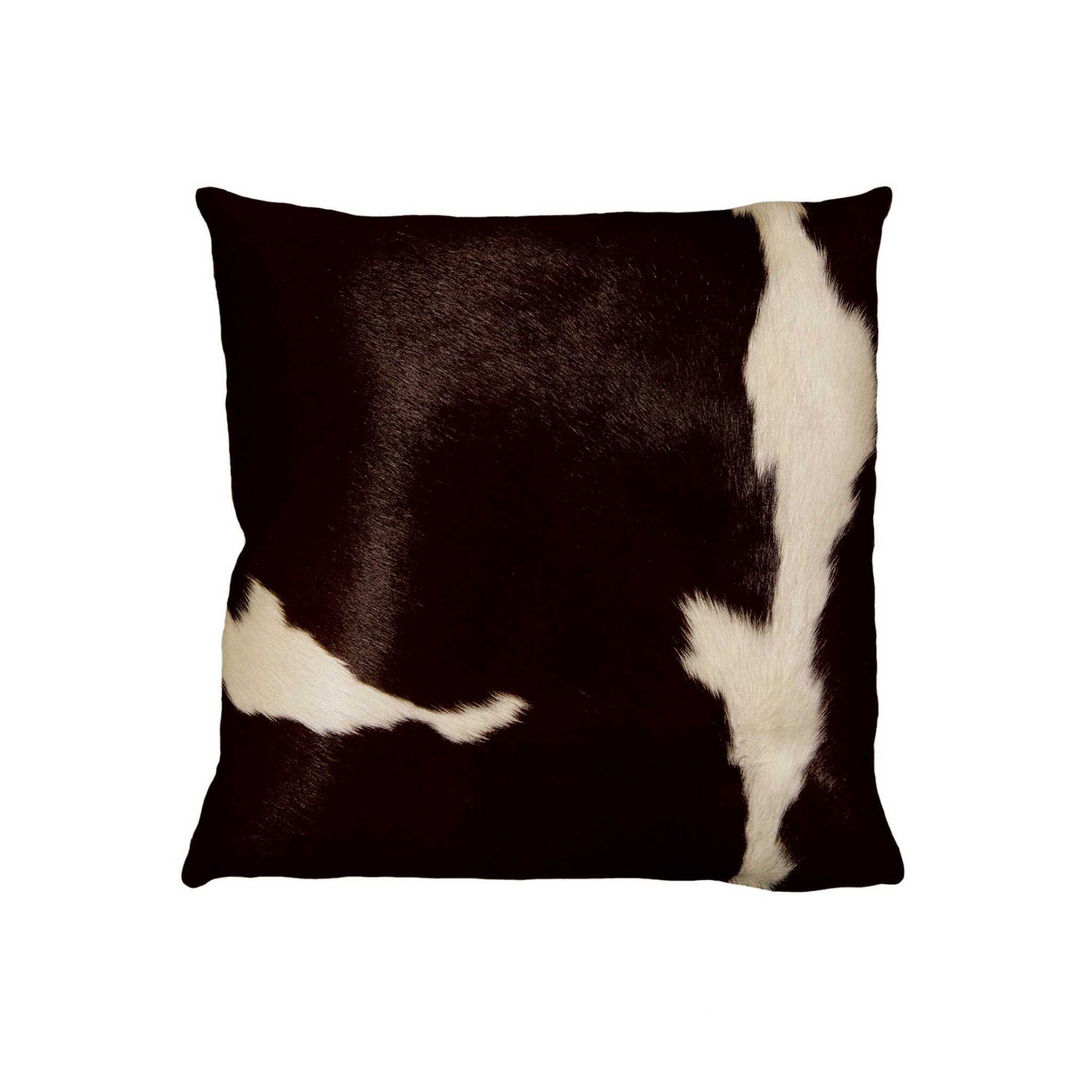 HomeRoots 316650 18-in x 18-in Chocolate Square Indoor Decorative Pillow