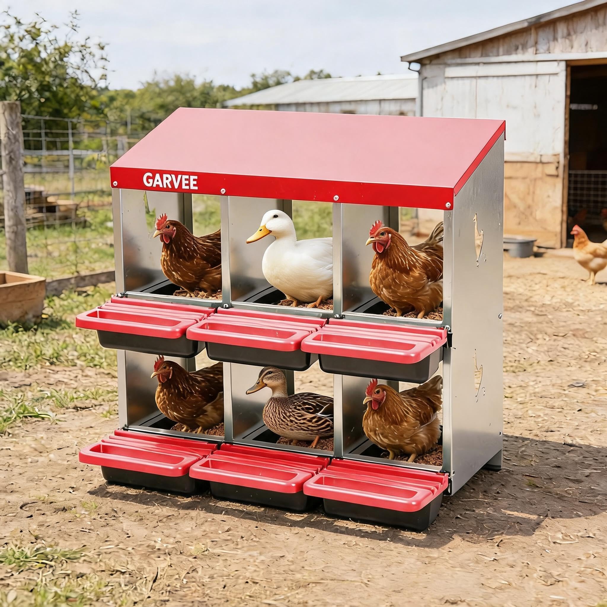GarveeLife CLJ-F6Q7JB-F6W821JP Chicken-Coops-Rabbit-Hutches - View #3