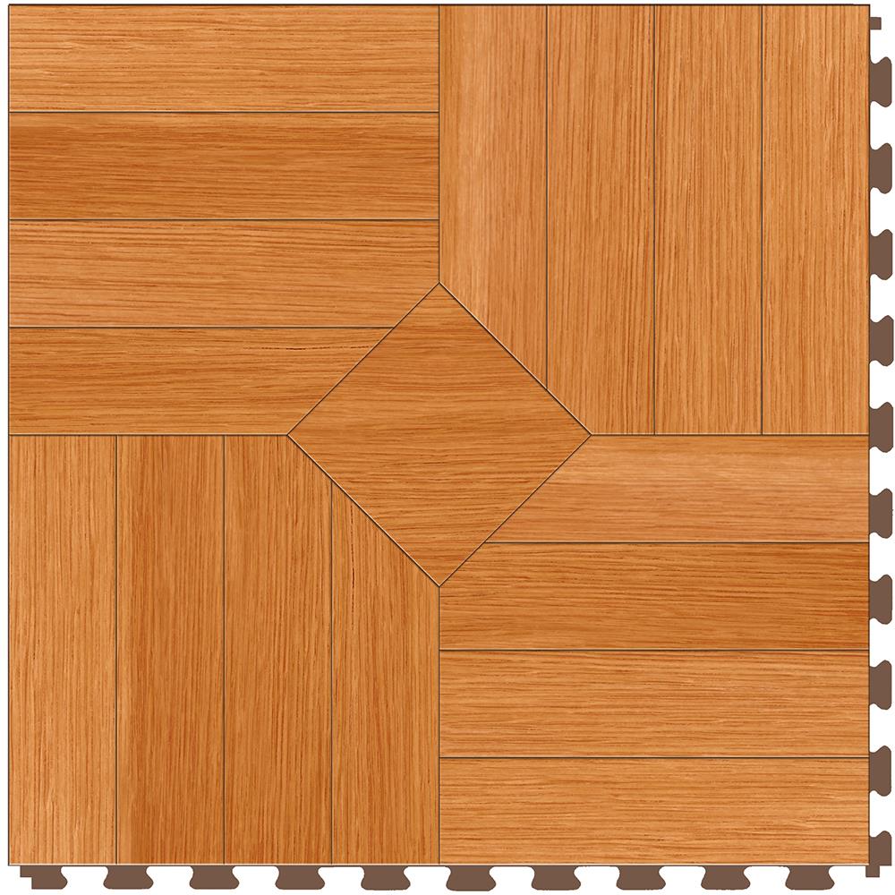 Perfection Floor Tile Cork/Satin 0.05-mil x 20-in W x 20-in L