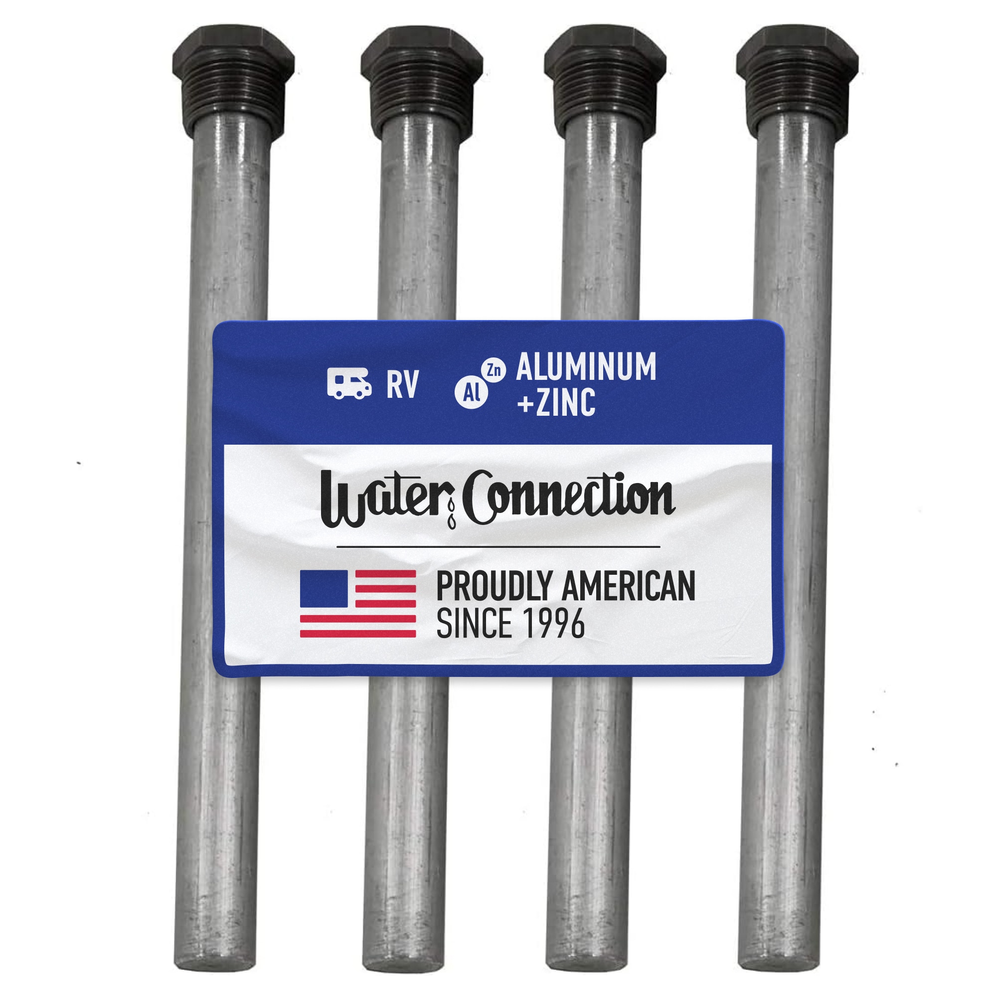 Water Connection AR93 4 -Pack Water Heater Anode Rod